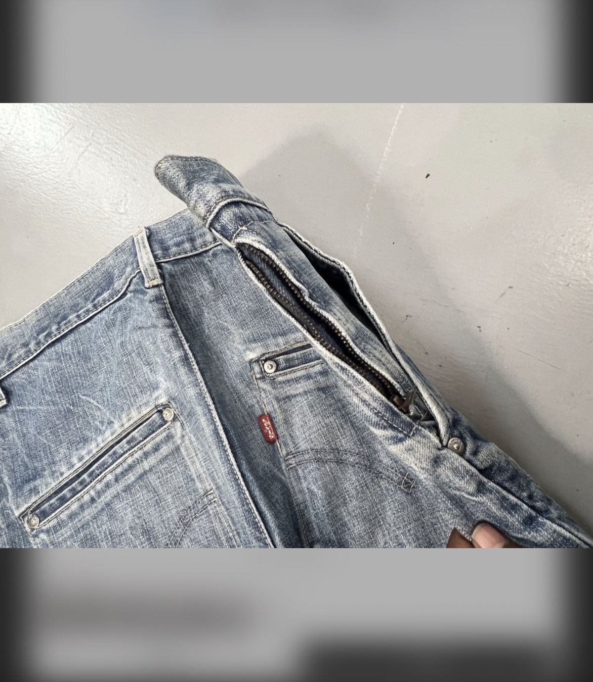 Levi's Vintage Levi’s engineer jeans denim Size US 34 / EU 50 - 4 Thumbnail