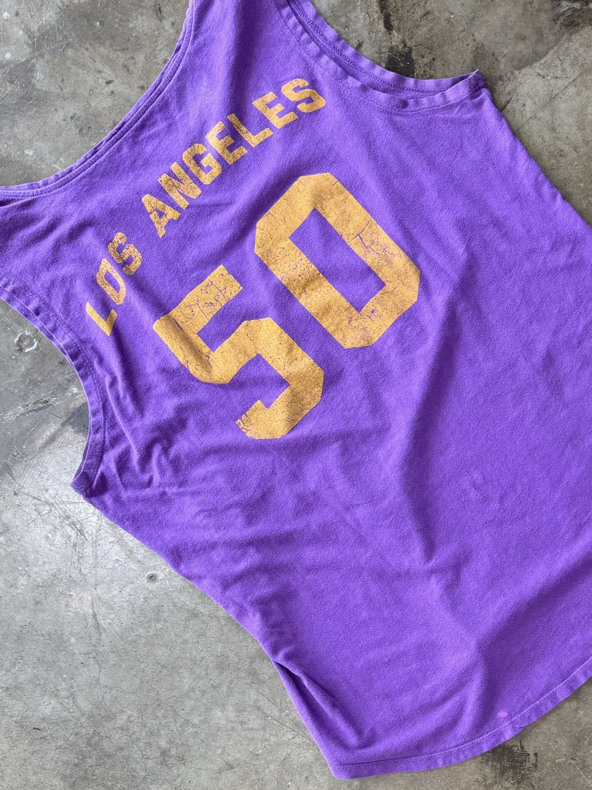 Vintage Vintage The Rolling Stones Los Angeles Lakers Tee Large Size US L / EU 52-54 / 3 - 3 Thumbnail