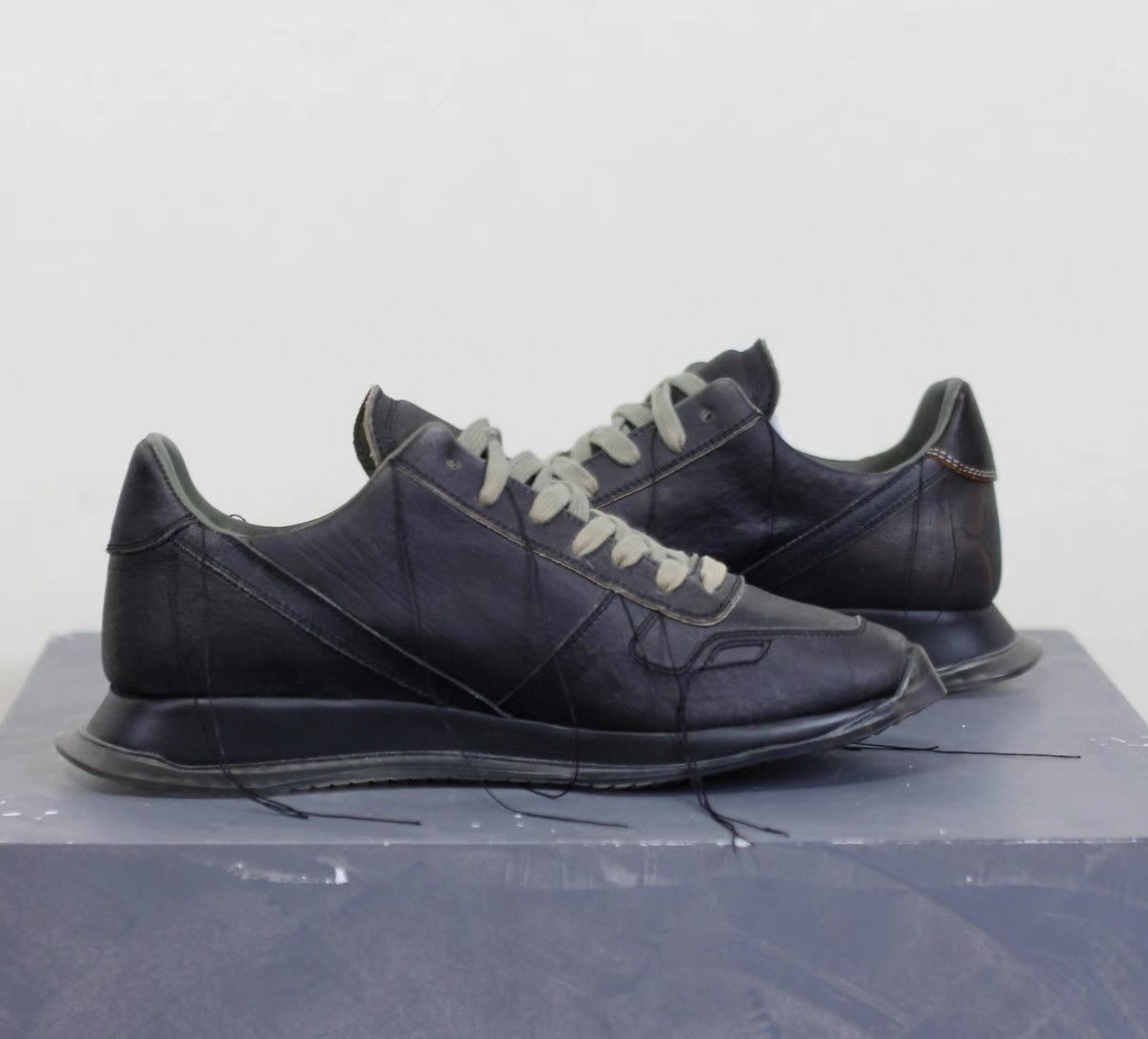 Rick Owens Rick Owens Mainline Fringed Low-Top Runner Sneakers Size US 6.5 / EU 39-40 - 4 Thumbnail