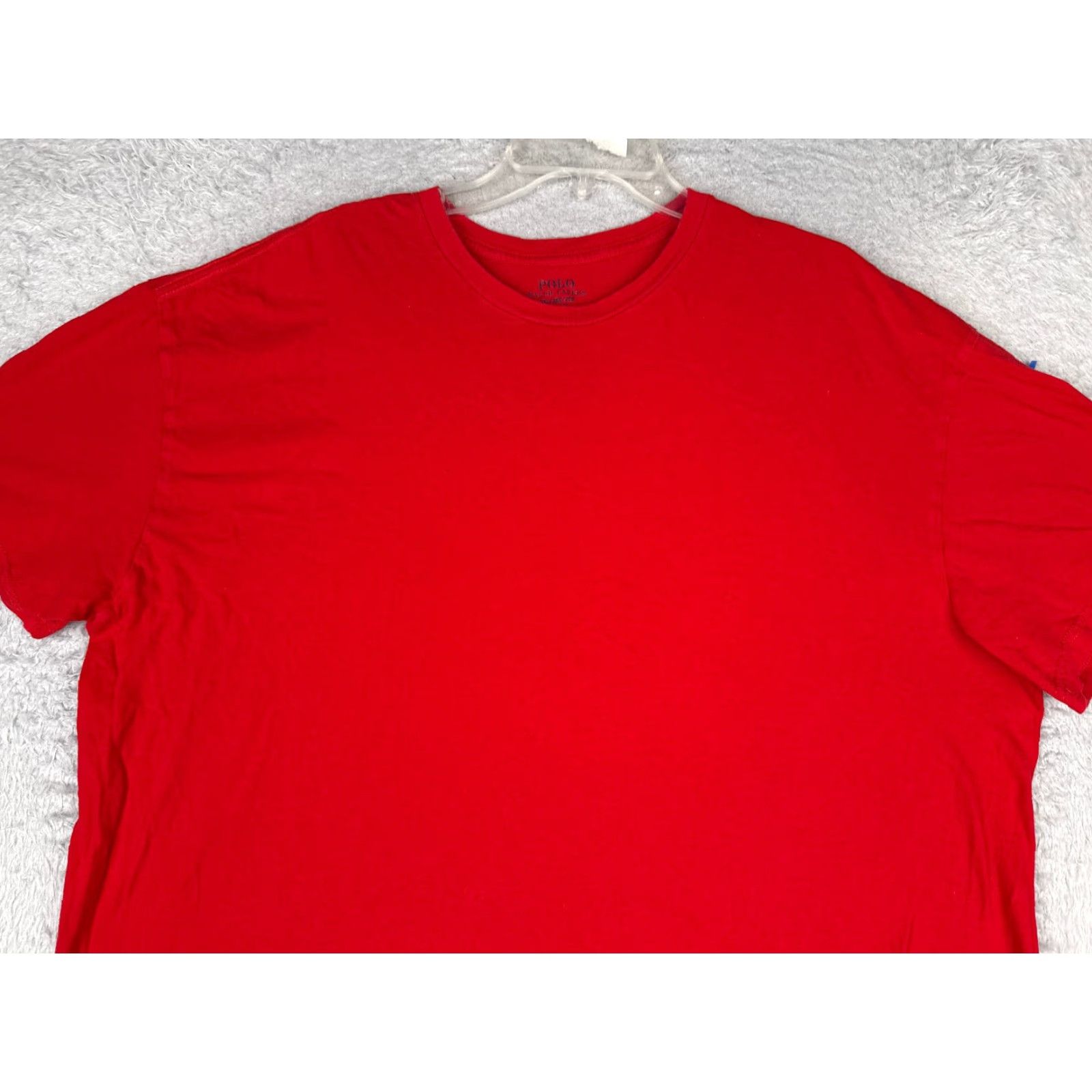 Ralph Lauren Polo Ralph Lauren Shirt Adult 2XL Red 100% Cotton Short Sleeve Crew Neck Pony Men’s T-Shirt Logo Vintage: No Size US XXL / EU 58 / 5 - 4 Thumbnail