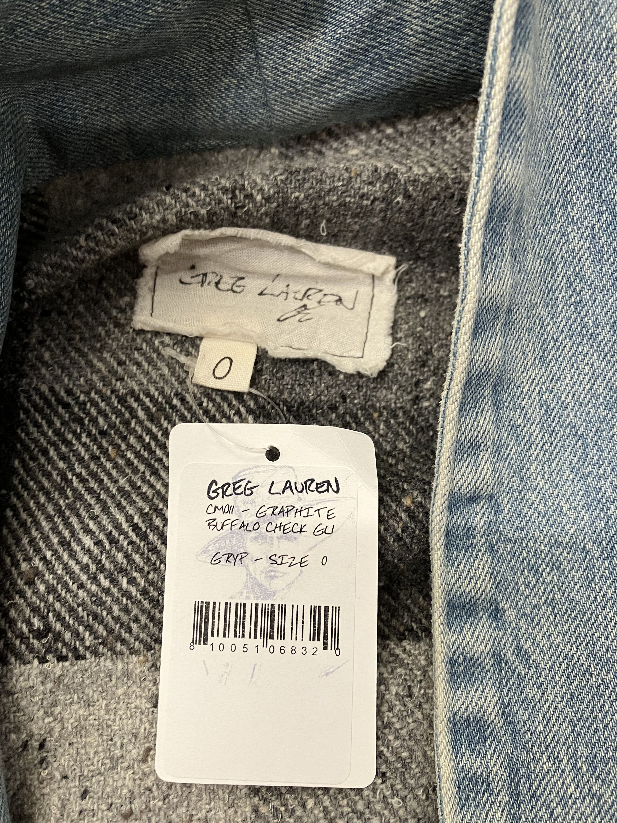 Greg Lauren Greg Lauren Graphite Buffalo Check GL1 XS (Size 0) Size US XS / EU 42 / 0 - 5 Thumbnail