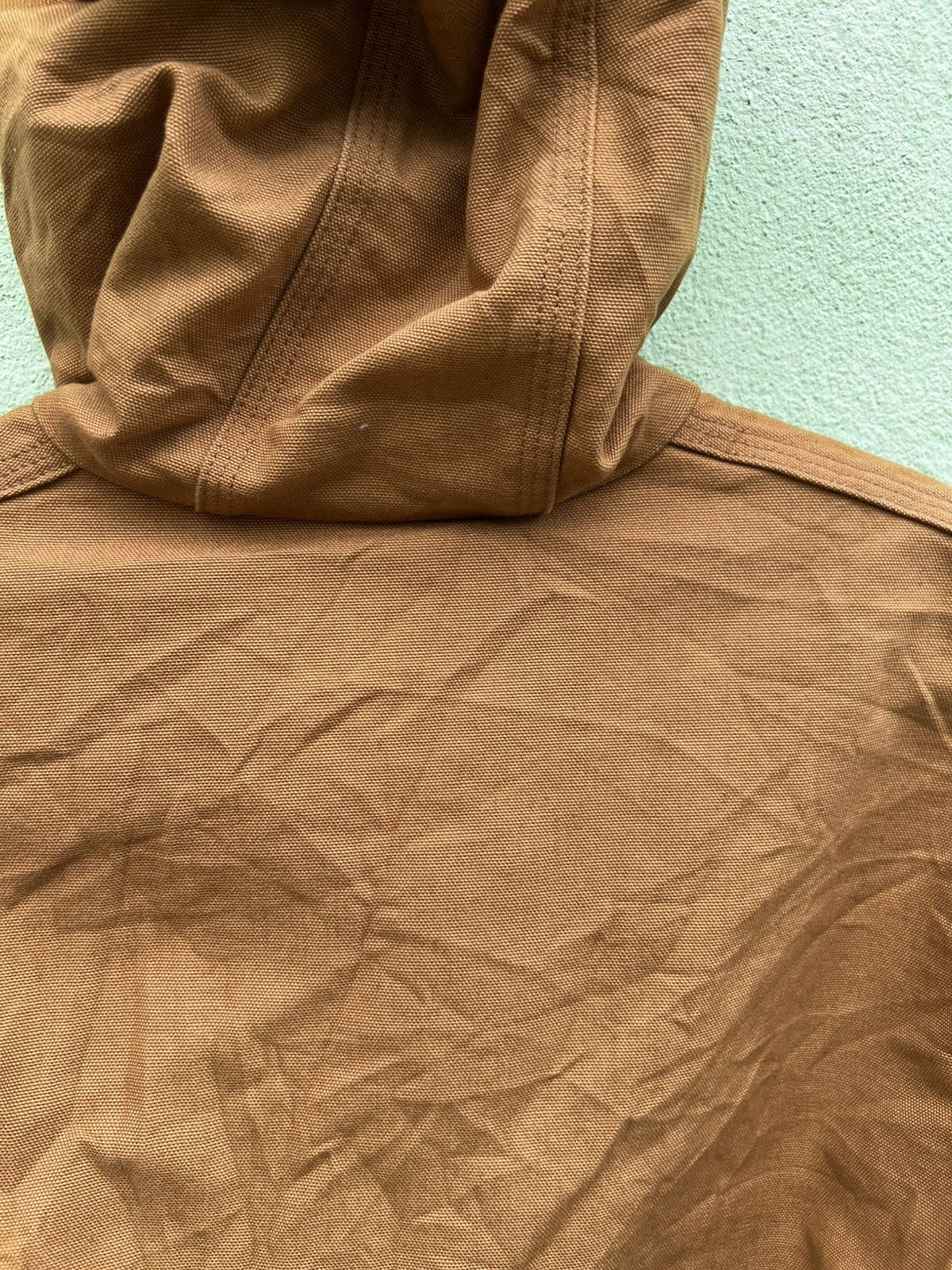 Carhartt VTG Carhartt J131 BRNThermal Lined Hoodie Jacket Made In USA Size US L / EU 52-54 / 3 - 22 Thumbnail