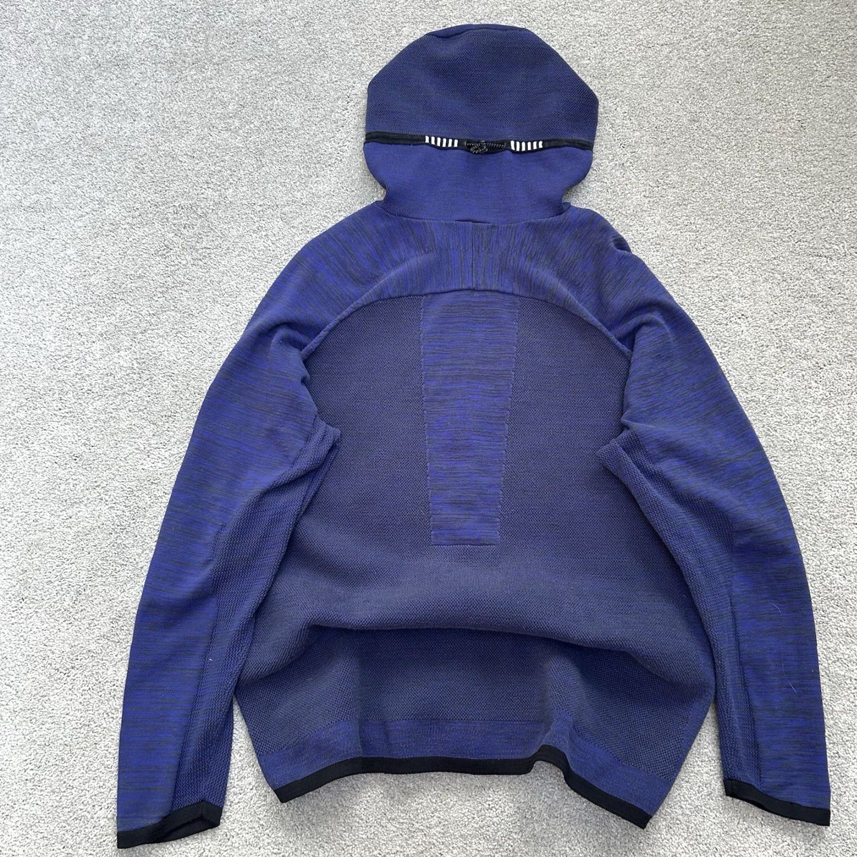 Nike NIKE TECH JACKET HOODIE ADULT L KNIT WINDRUNNER NAVY BLUE BLACK 728685-451 Size US L / EU 52-54 / 3 - 5 Thumbnail