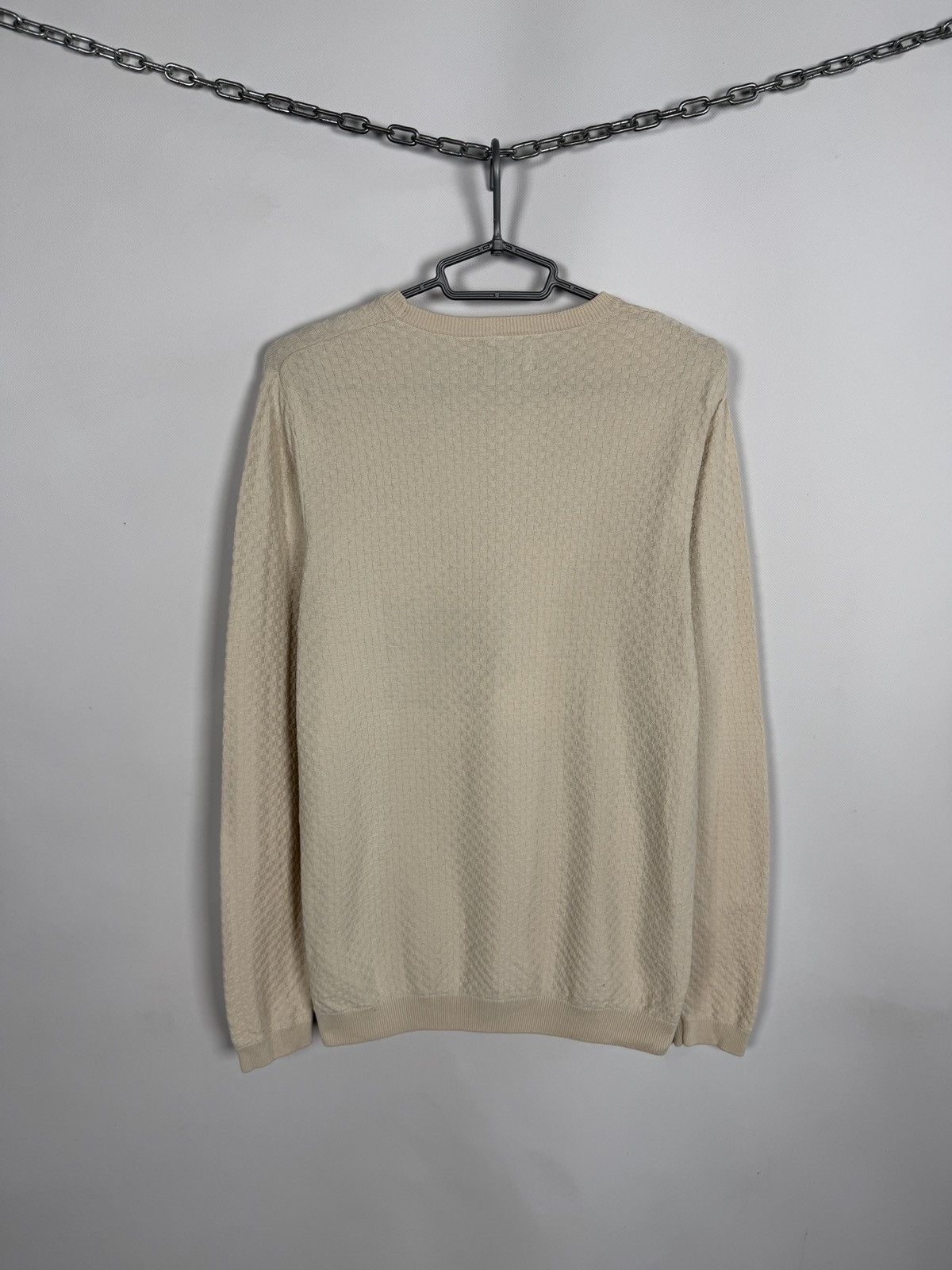 NN07 Men’s NN07 No Nationality Waffle Knit Sweatshirt Pullover XL Size US XL / EU 56 / 4 - 11 Thumbnail