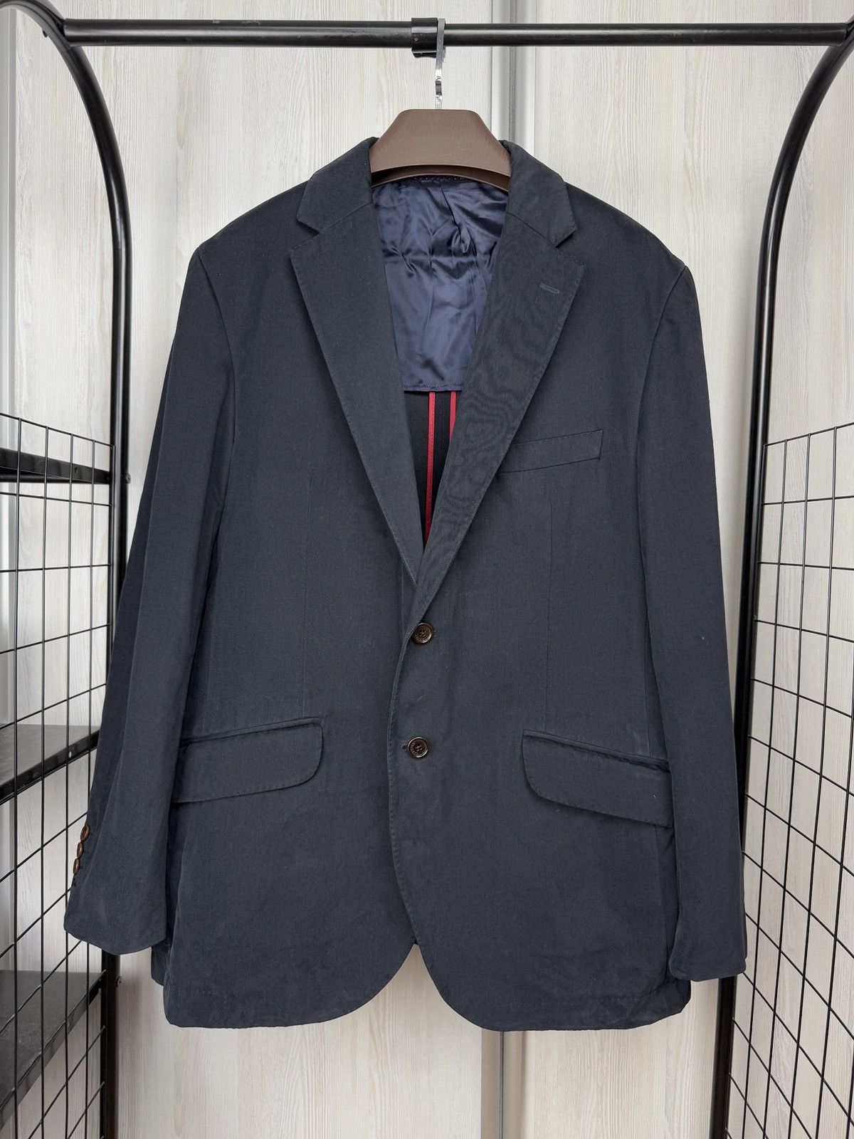 Hackett Hackett London Graphite Cotton 2 pieces suit Size 46R - 11 Thumbnail