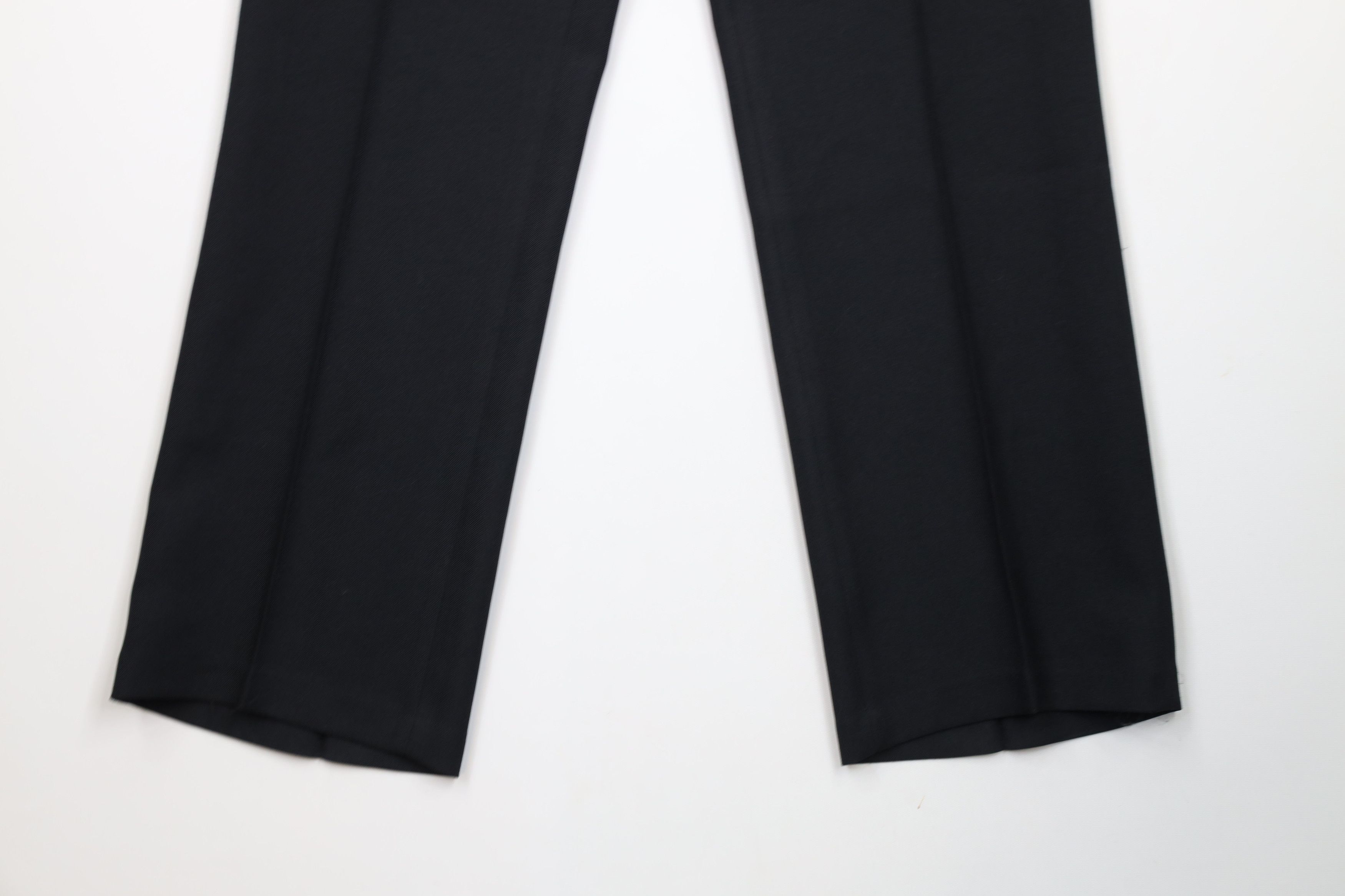 Levi's × Vintage Vintage 70s Levis Knit Flared Wide Leg Chino Pants Black USA Size US 34 / EU 50 - 4 Thumbnail
