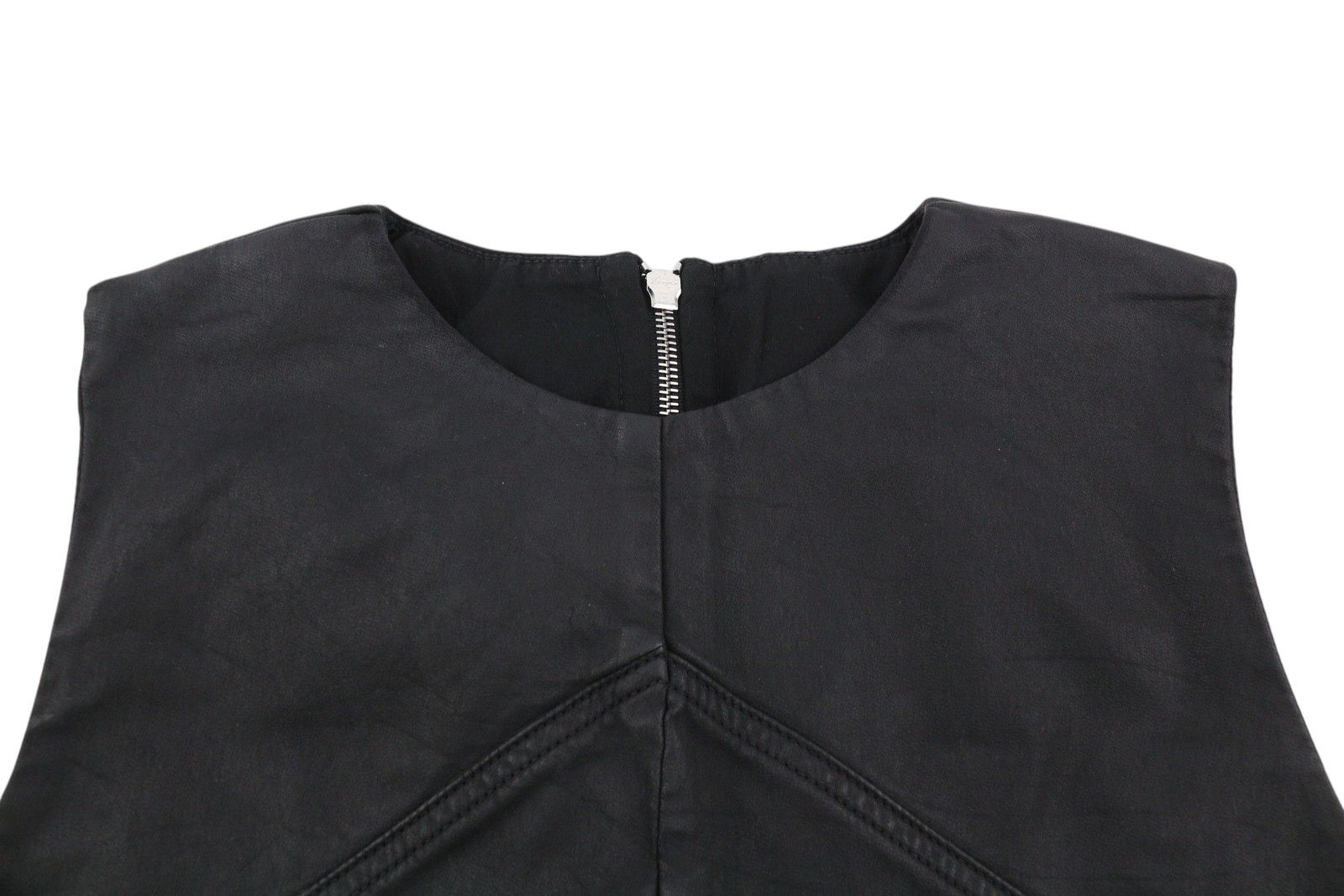 Diesel D-FLOOR-SP-NE M Sleeveless Zip Logo Mini Dress 41309 Size M / US 6-8 / IT 42-44 - 4 Thumbnail