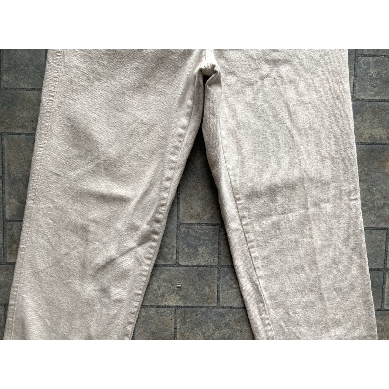 Vintage VINTAGE Thoroughbred Jeans Pants Women 9 White/Cream USA 90s Cowboy Southwestern Regular Size Jeans Womens Size 30" / US 8 / IT 44 - 3 Thumbnail