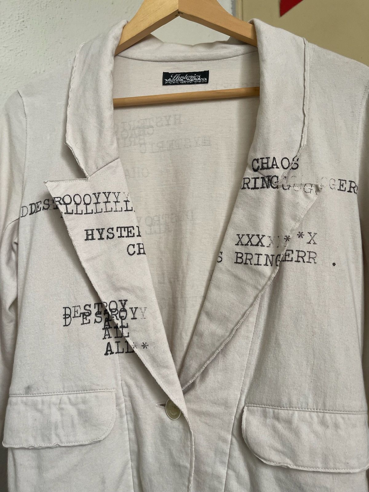 Hysteric Glamour × Japanese Brand Hysteric Glamour Destroy Blazer Size ONE SIZE - 2 Thumbnail