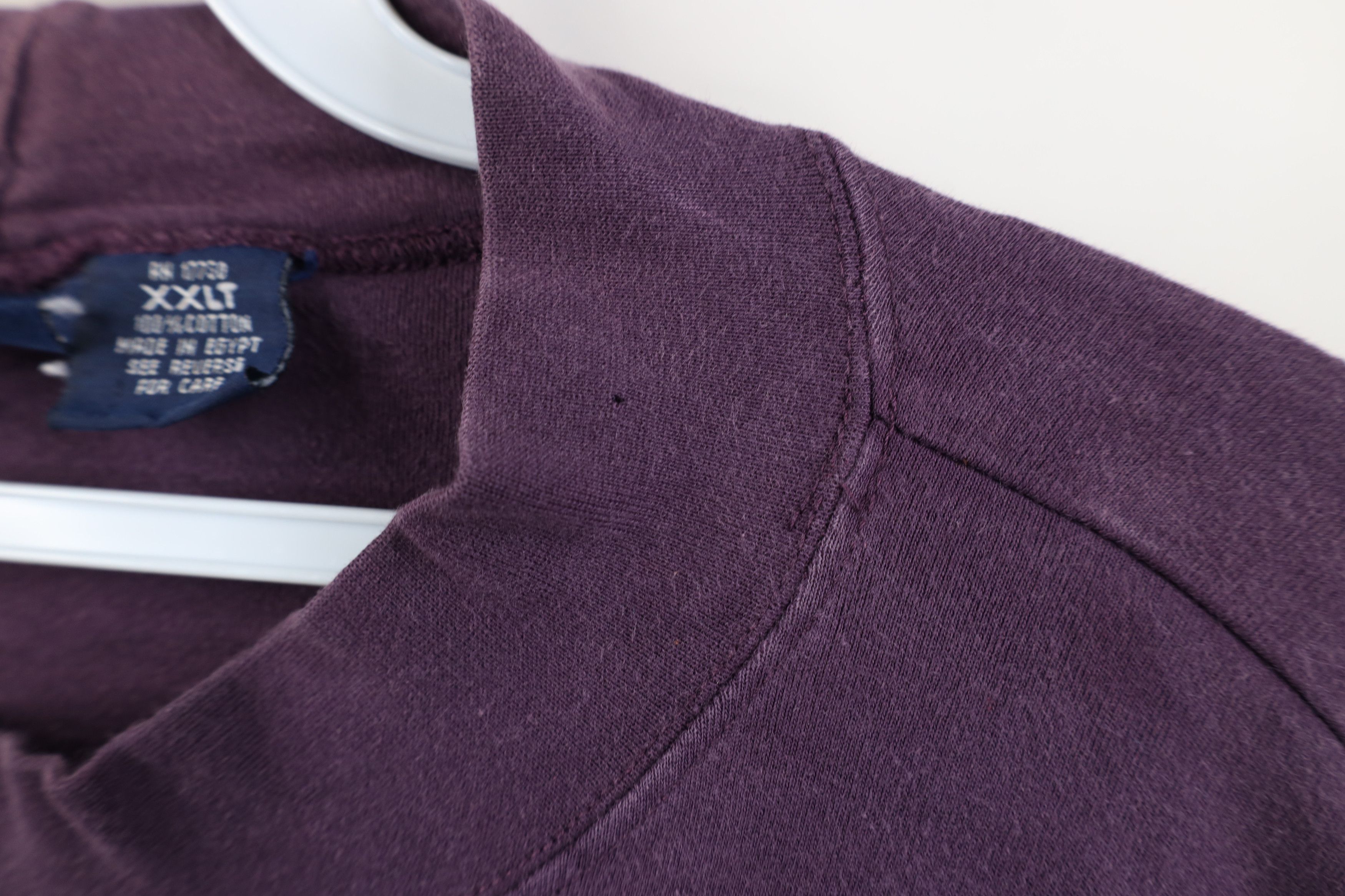 Vintage Vintage 90s Streetwear Mock Neck Long Sleeve T-Shirt Purple Size US XXL / EU 58 / 5 - 4 Thumbnail