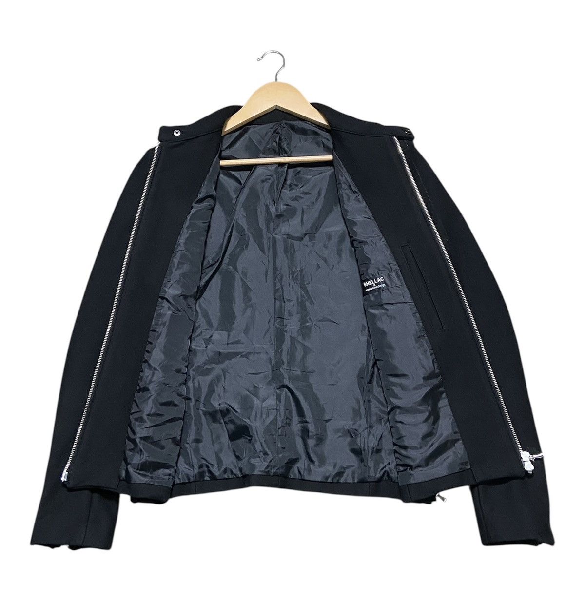 Shellac Shellac X Semantic Design Biker Style Jacket - Zipper Cuffs Size US M / EU 48-50 / 2 - 3 Thumbnail