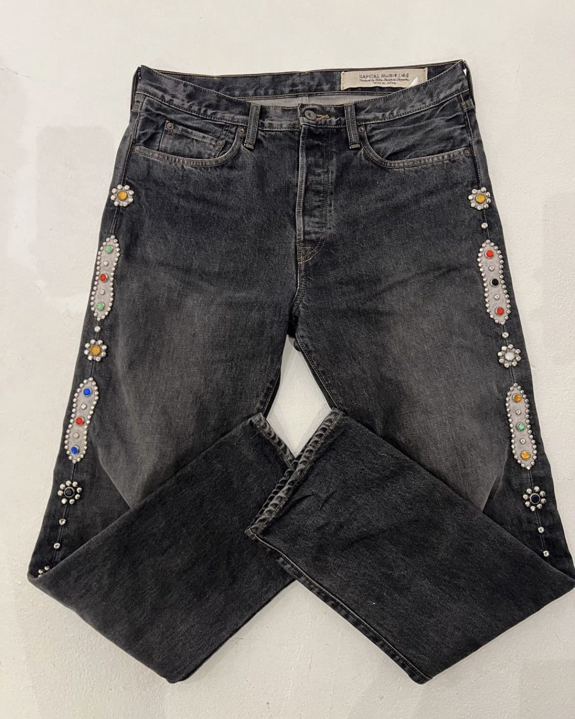 Kapital Gemstone Black Denim Jean