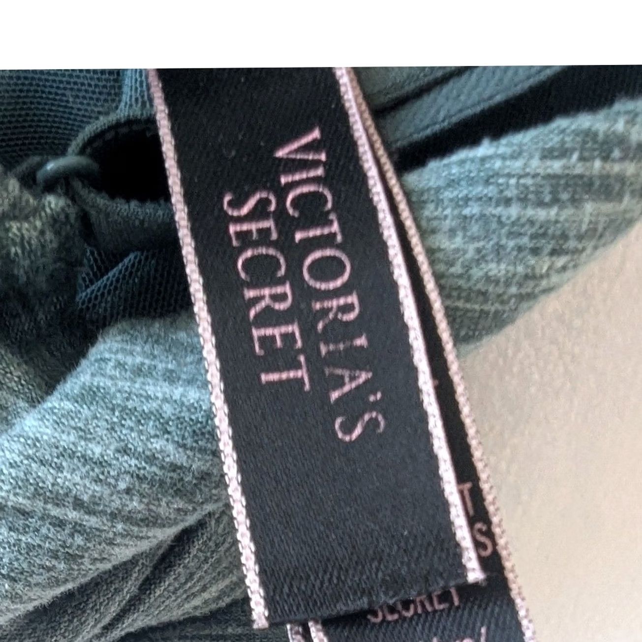 Victoria's Secret Victoria's Secret VSX Sport Bra Teal Heathered Strappy Back Padded Pullover 34D Women Activewear Gym Training Yoga Running Cross Back Women Size ONE SIZE - 6 Thumbnail