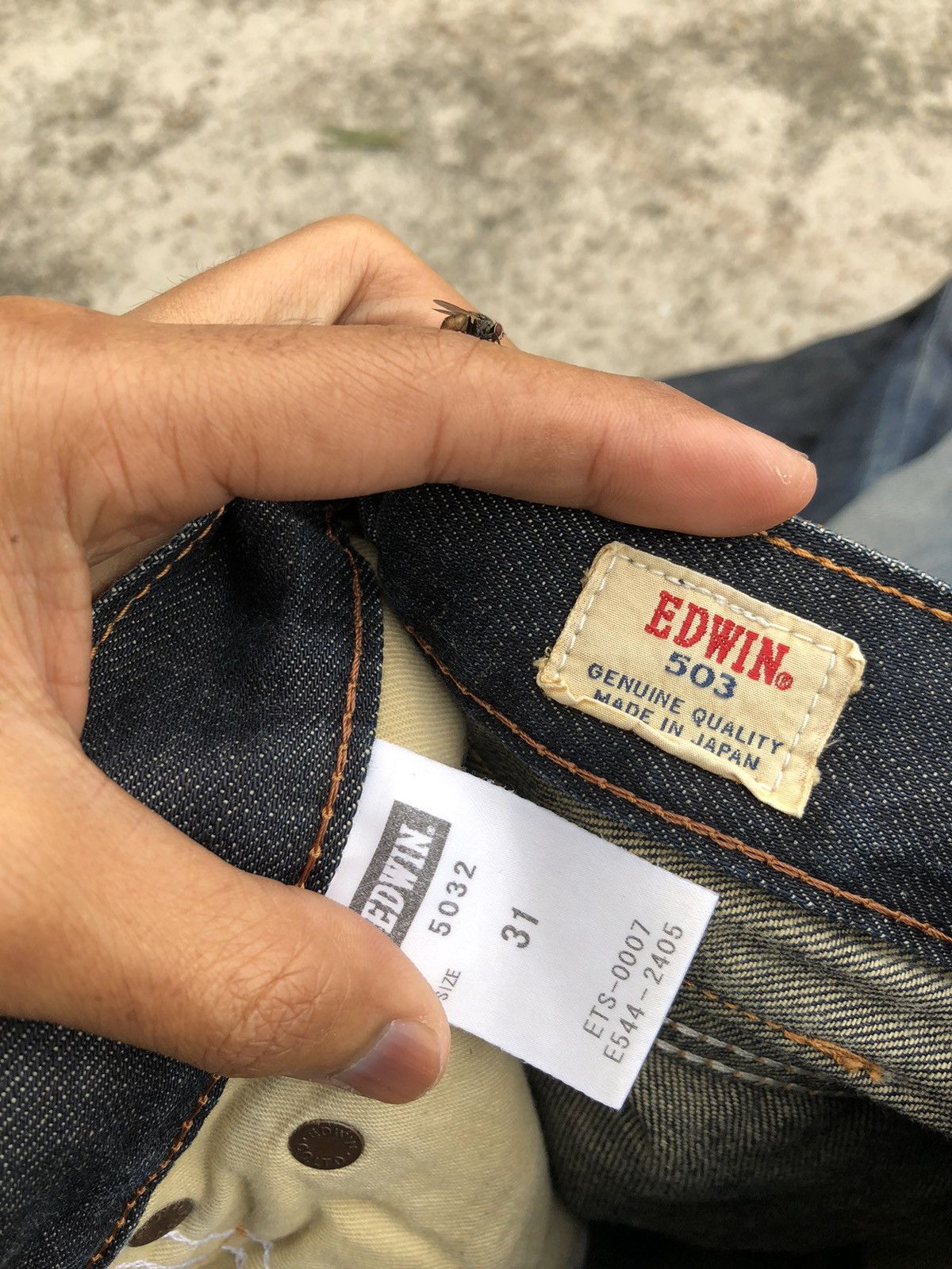Edwin EDWIN JAPAN WASHED BLUE DENIM Size US 31 - 4 Thumbnail