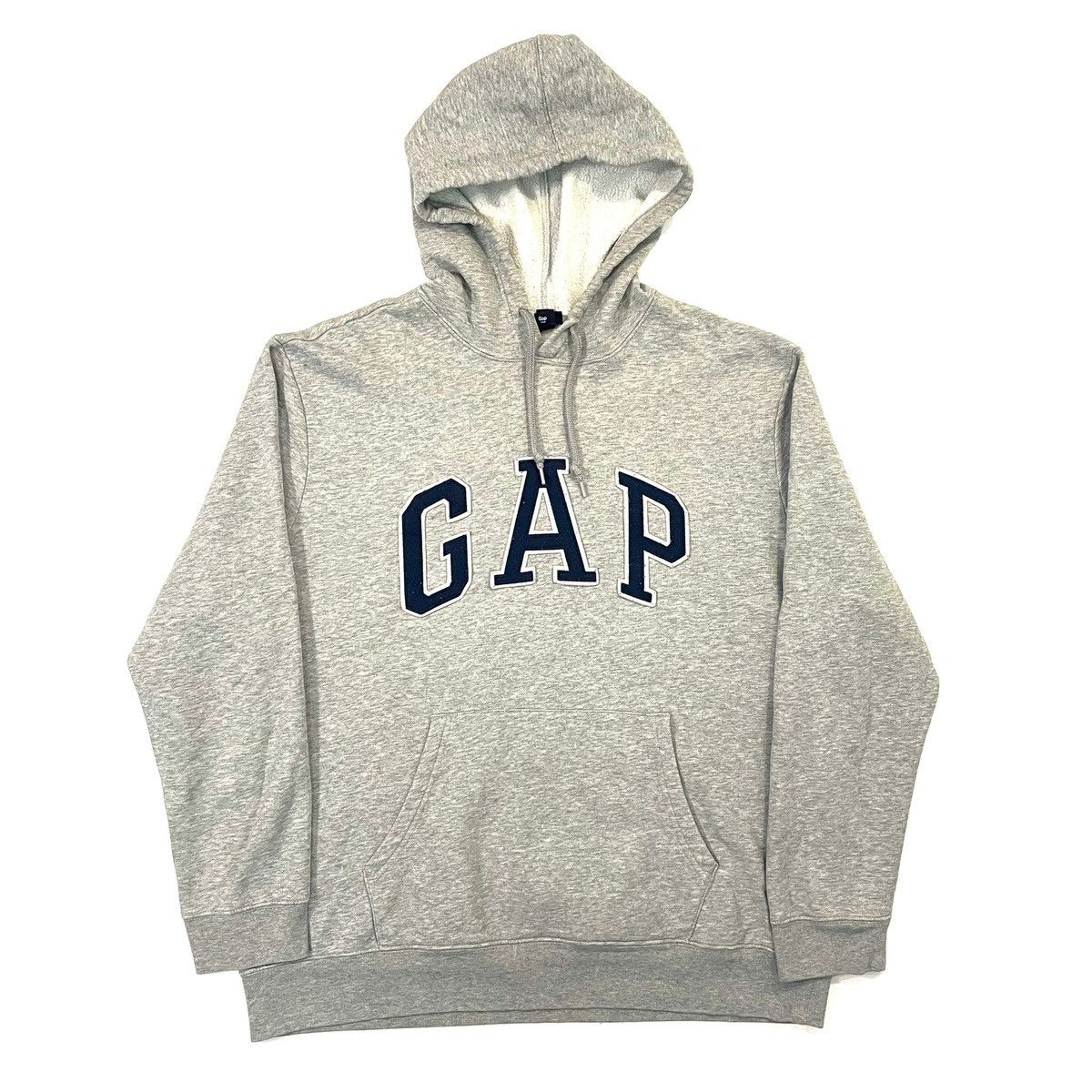 Gap Grey Hoodie Big Logo y2k