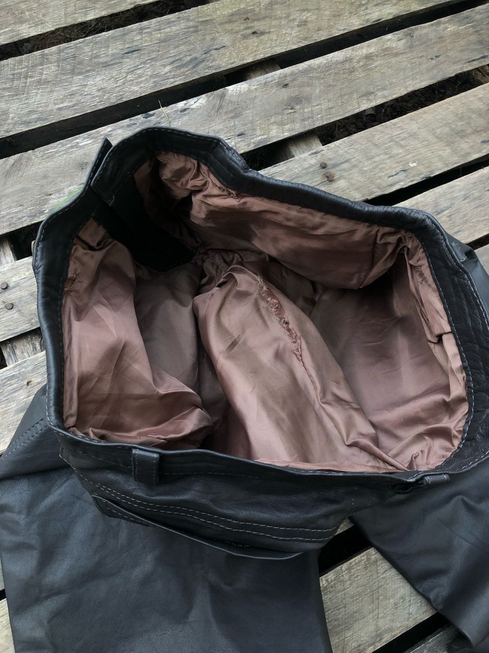 Leather × Vintage Vintage Leather Pants Size US 30 / EU 46 - 5 Thumbnail
