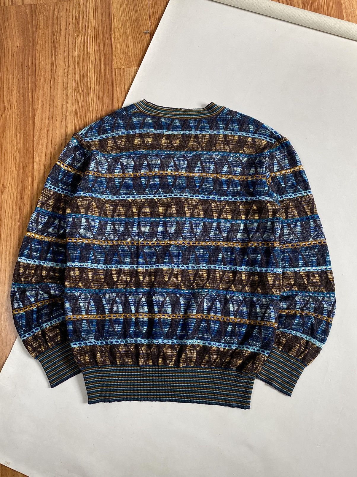 Missoni Vintage 90s Missoni Cardigan Knit 🇮🇹 Size US M / EU 48-50 / 2 - 6 Thumbnail