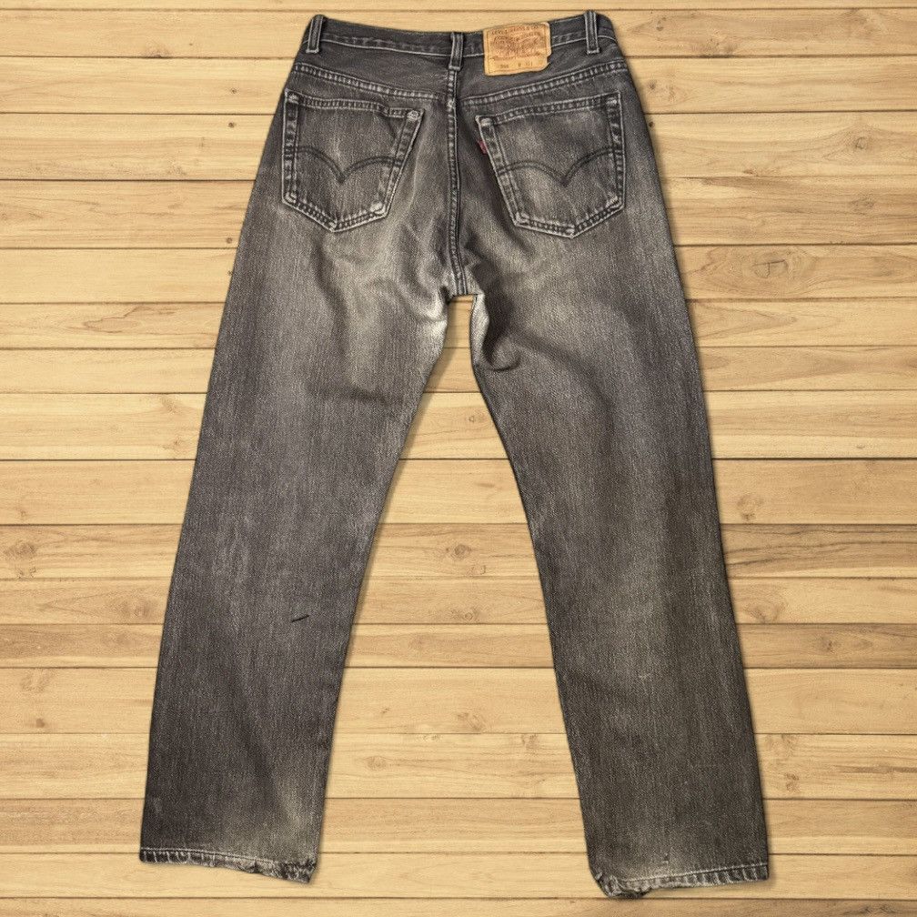 14th Addiction Vintage 90s Levis 501 Black Denim W31 Size US 31 - 1 Thumbnail