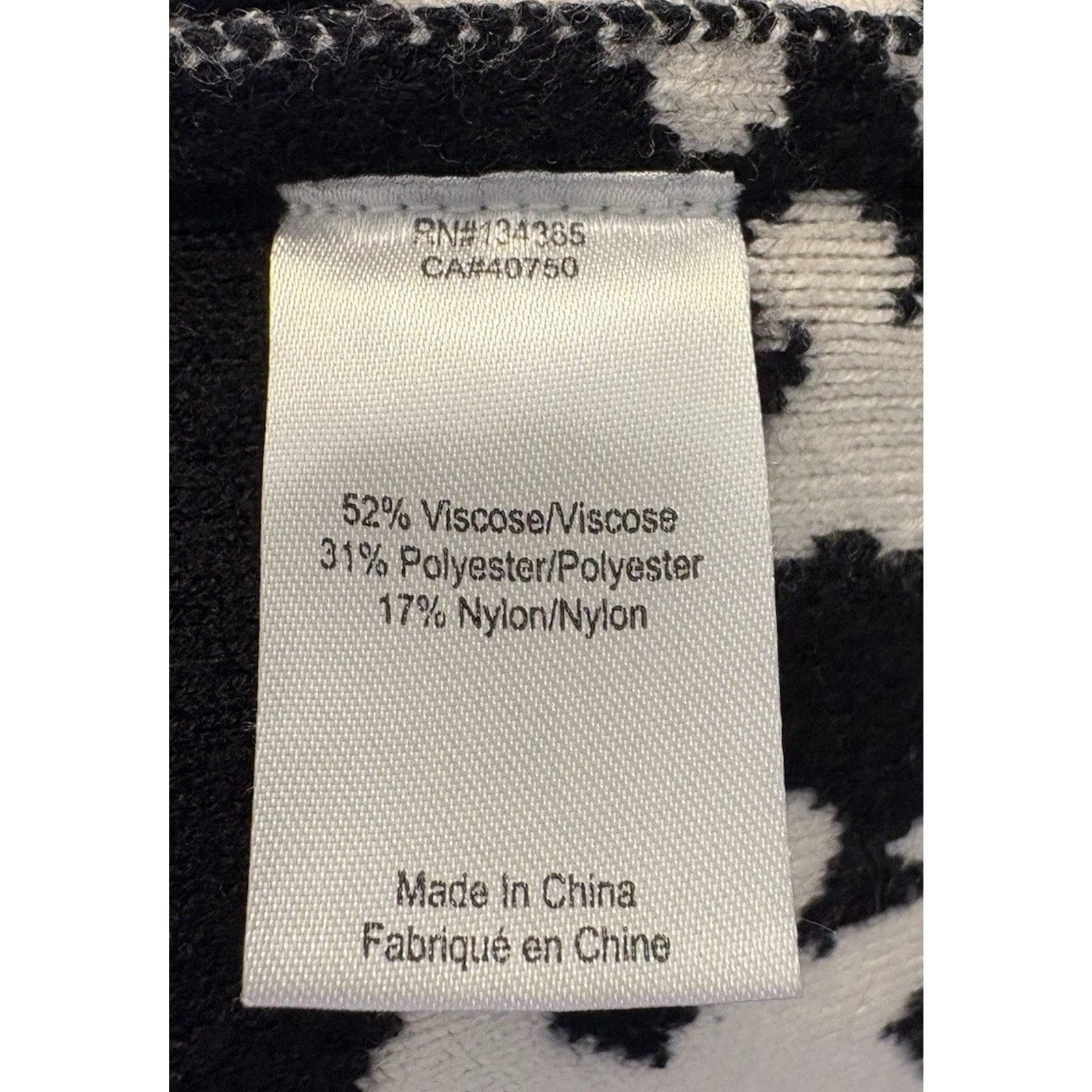The Unbranded Brand Rara Avis By Iris Apfel Black White Oversized Open Coat S Size S / US 4 / IT 40 - 11 Thumbnail