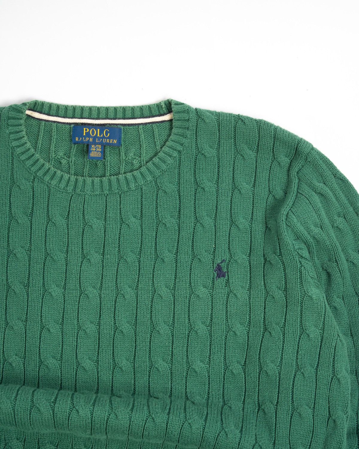 Polo Ralph Lauren Polo Ralph Lauren Cable Knit Sweater Size US M / EU 48-50 / 2 - 2 Thumbnail