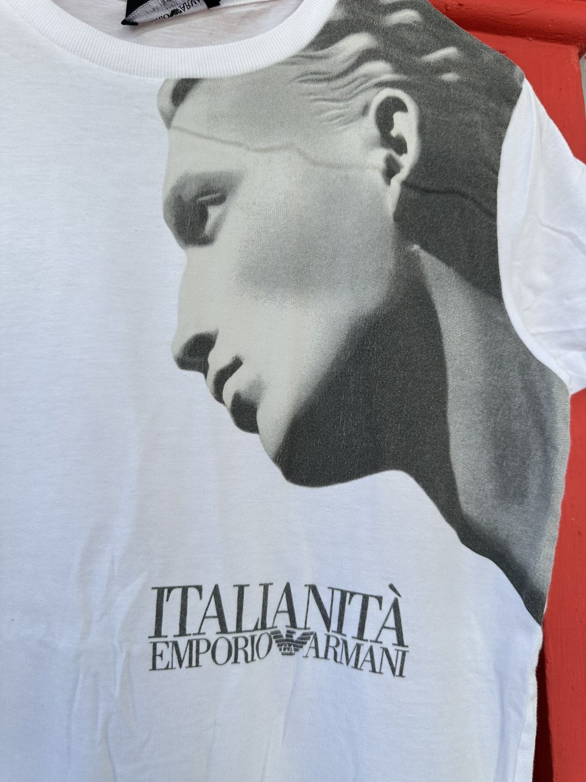 Emporio Armani Rare Vintage Emporio Armani Tee Size US M / EU 48-50 / 2 - 2 Thumbnail