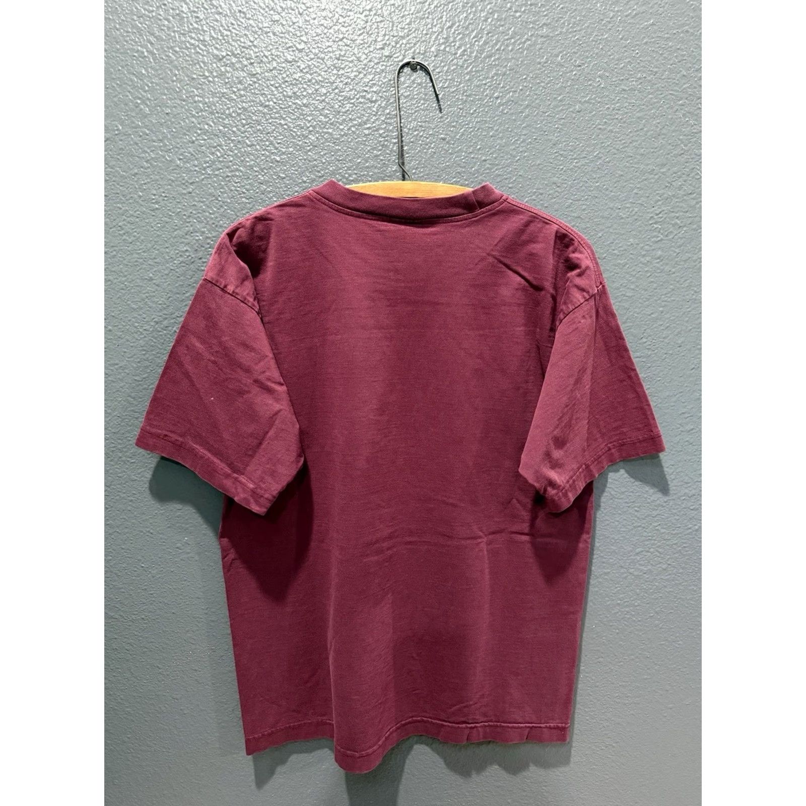 Vintage VINTAGE Stussy T-Shirt 90s Men Large Red Cotton Tee Shirt Shirt Size US L / EU 52-54 / 3 - 6 Thumbnail