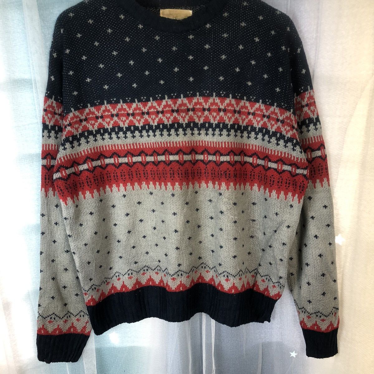 Homespun Knitwear × Japanese Brand Virgin Voyage art design Knitwear vintage #7410 Size M / US 6-8 / IT 42-44 - 3 Thumbnail