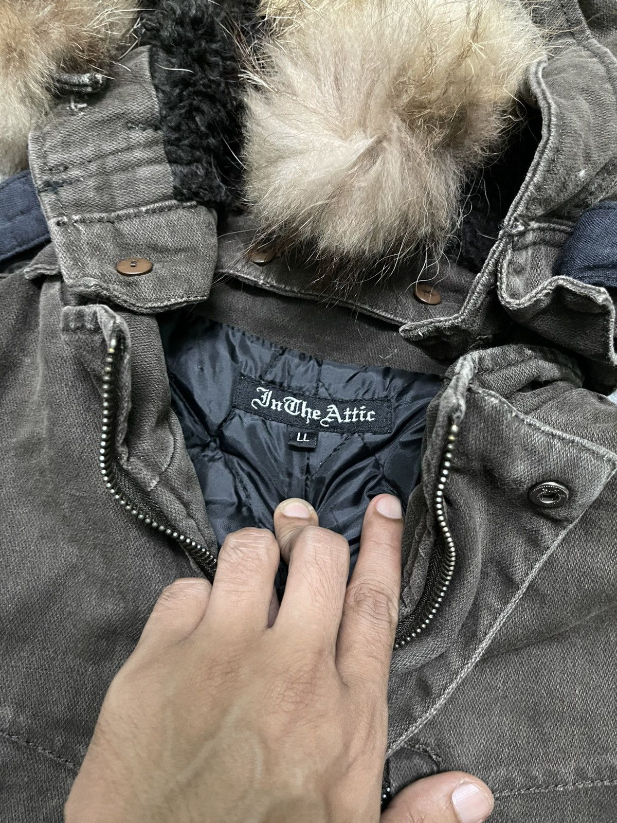 If Six Was Nine × In The Attic × Japanese Brand 2000s IN THE ATTIC PUNK SEDITIONARIES PARKA JACKET Size US M / EU 48-50 / 2 - 8 Thumbnail