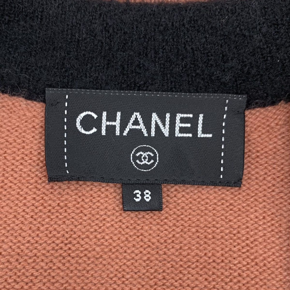 Chanel Chanel Orange Cashmere V-Neck Knit Cardigan Jacket Size S / US 4 / IT 40 - 7 Thumbnail