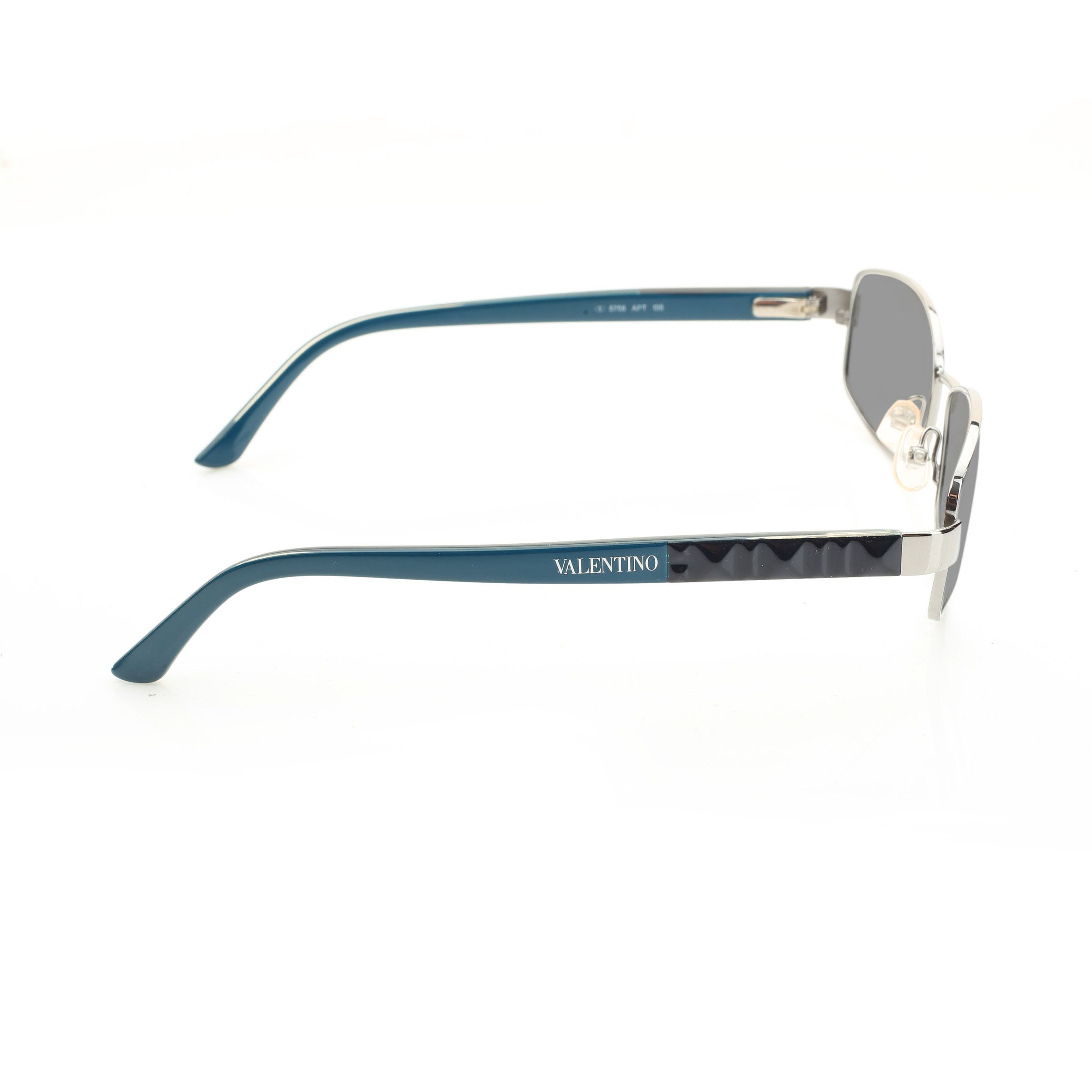 Valentino Valentino '90s Blue & Black Rectangular Sunglasses Size ONE SIZE - 3 Thumbnail