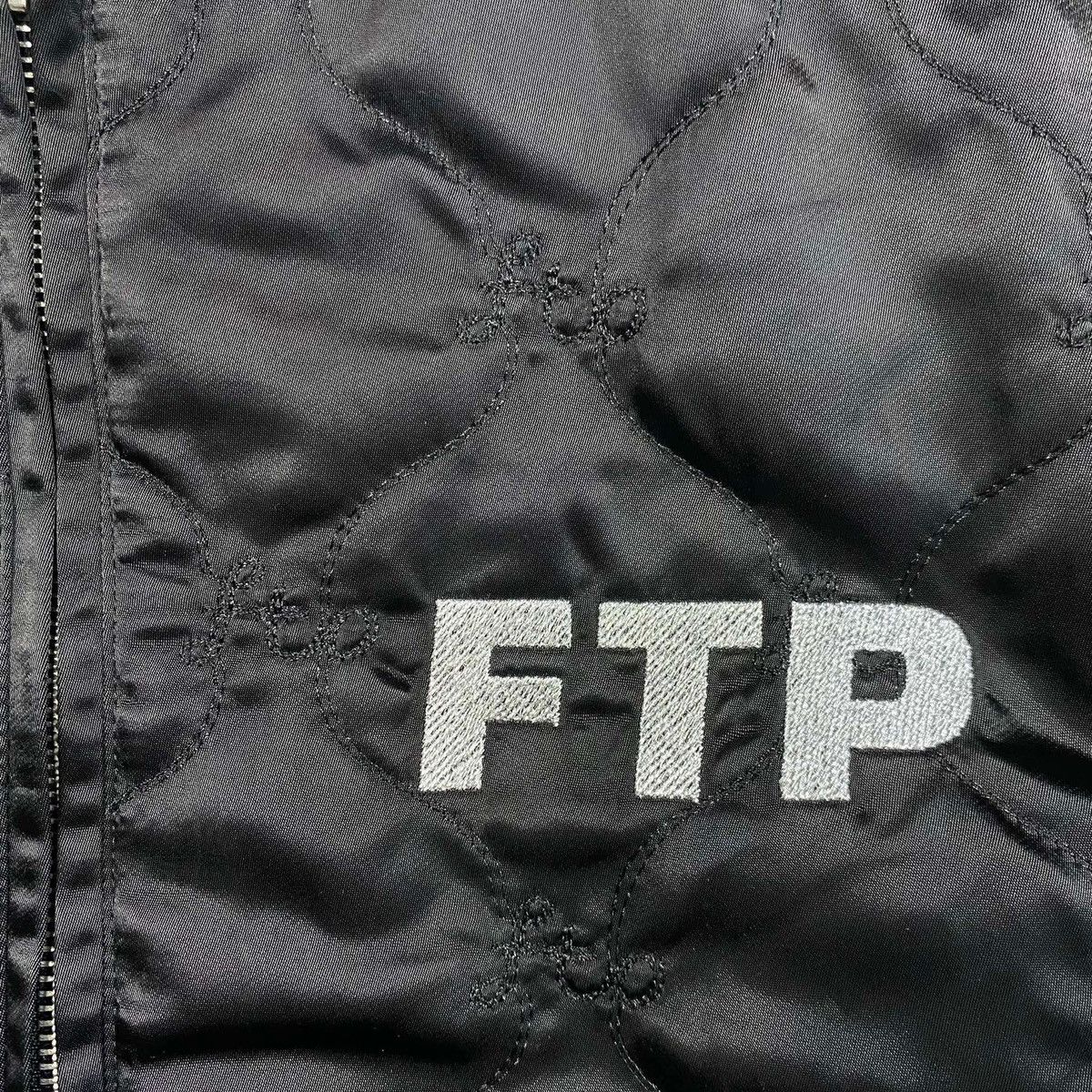 Fuck The Population FTP (Fuck the population) Quilted Satin Bomber Jacket Black Size US M / EU 48-50 / 2 - 4 Thumbnail