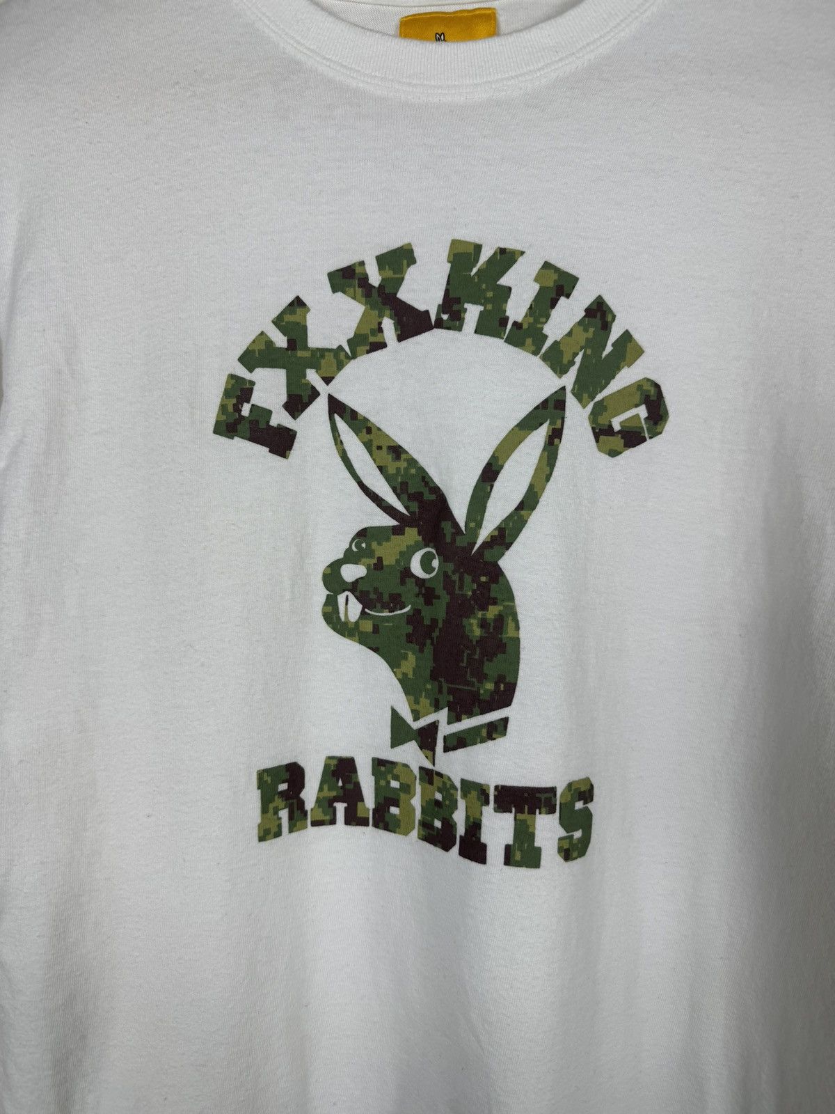 FR2 × Japanese Brand FR2 Fxxking Rabbits Bape Camo Style Print T Shirt Size US S / EU 44-46 / 1 - 3 Thumbnail