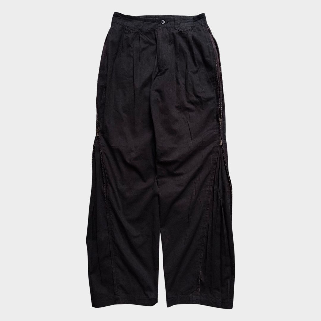 Issey Miyake 1980's Issey miyake Men zipper side pleated pant Size US 29 - 1 Thumbnail