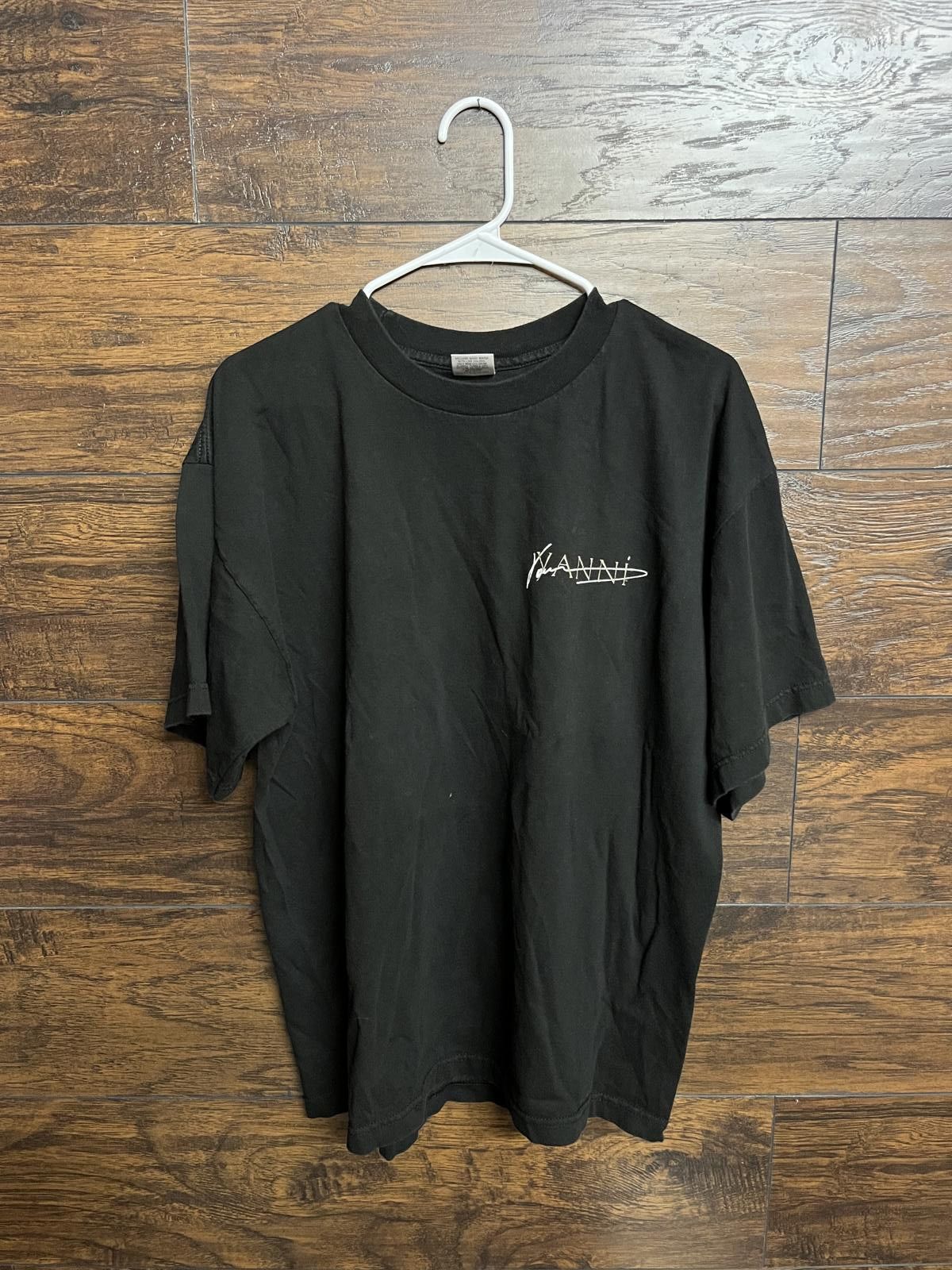 Designer VTG Yanni Tour T-shirt Local Crew Yanni Composer Tee - XL Size US XL / EU 56 / 4 - 1 Thumbnail