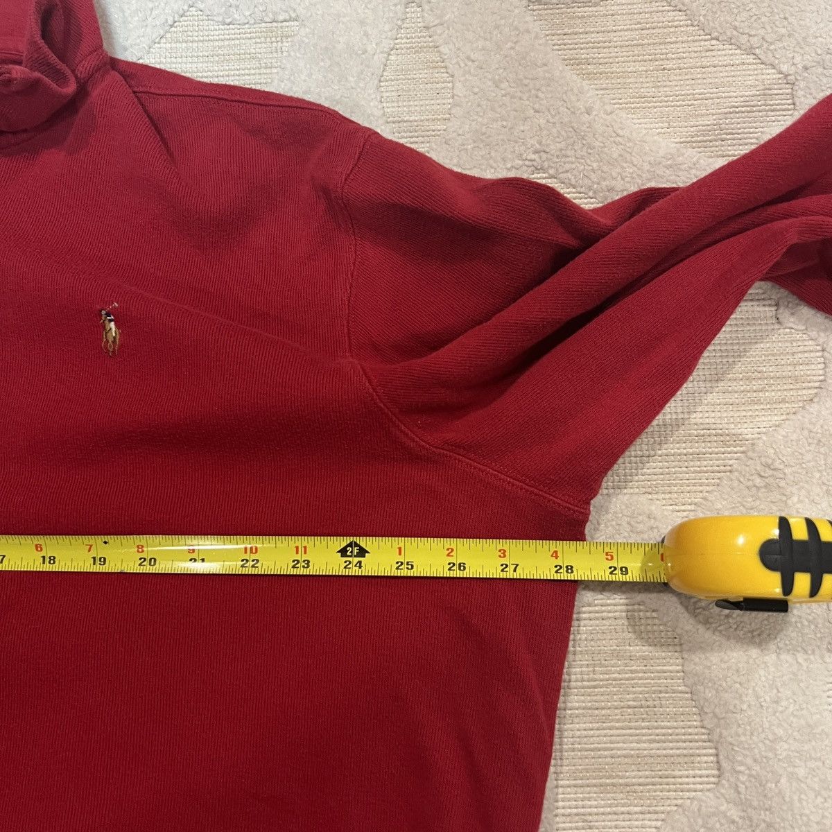Polo Ralph Lauren Polo Ralph Lauren Red Quarter Zip Size US XXL / EU 58 / 5 - 6 Thumbnail