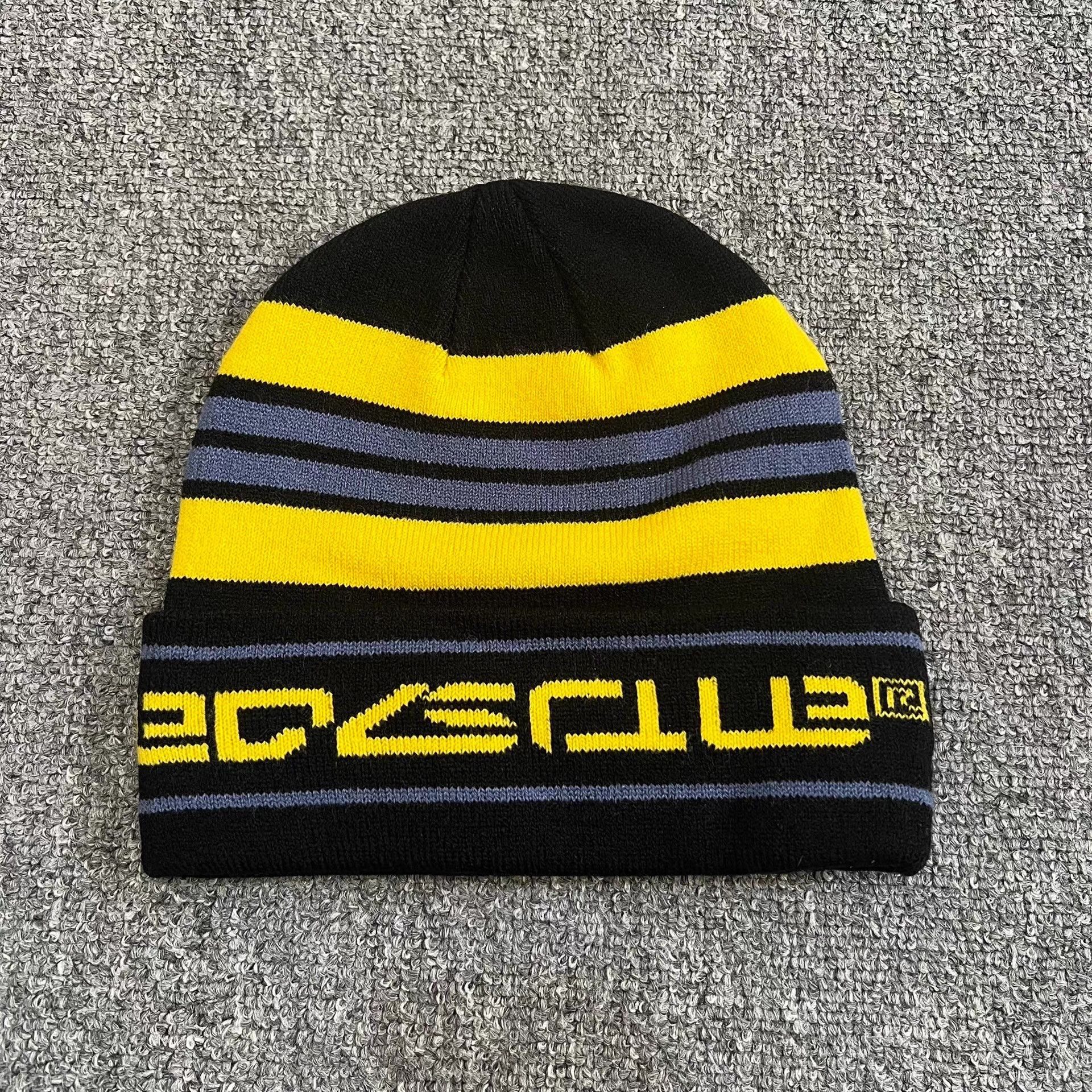 Billionaire Boys Club BBC US Striped Color-Block Knitted Beanie Q7 Size ONE SIZE - 3 Thumbnail