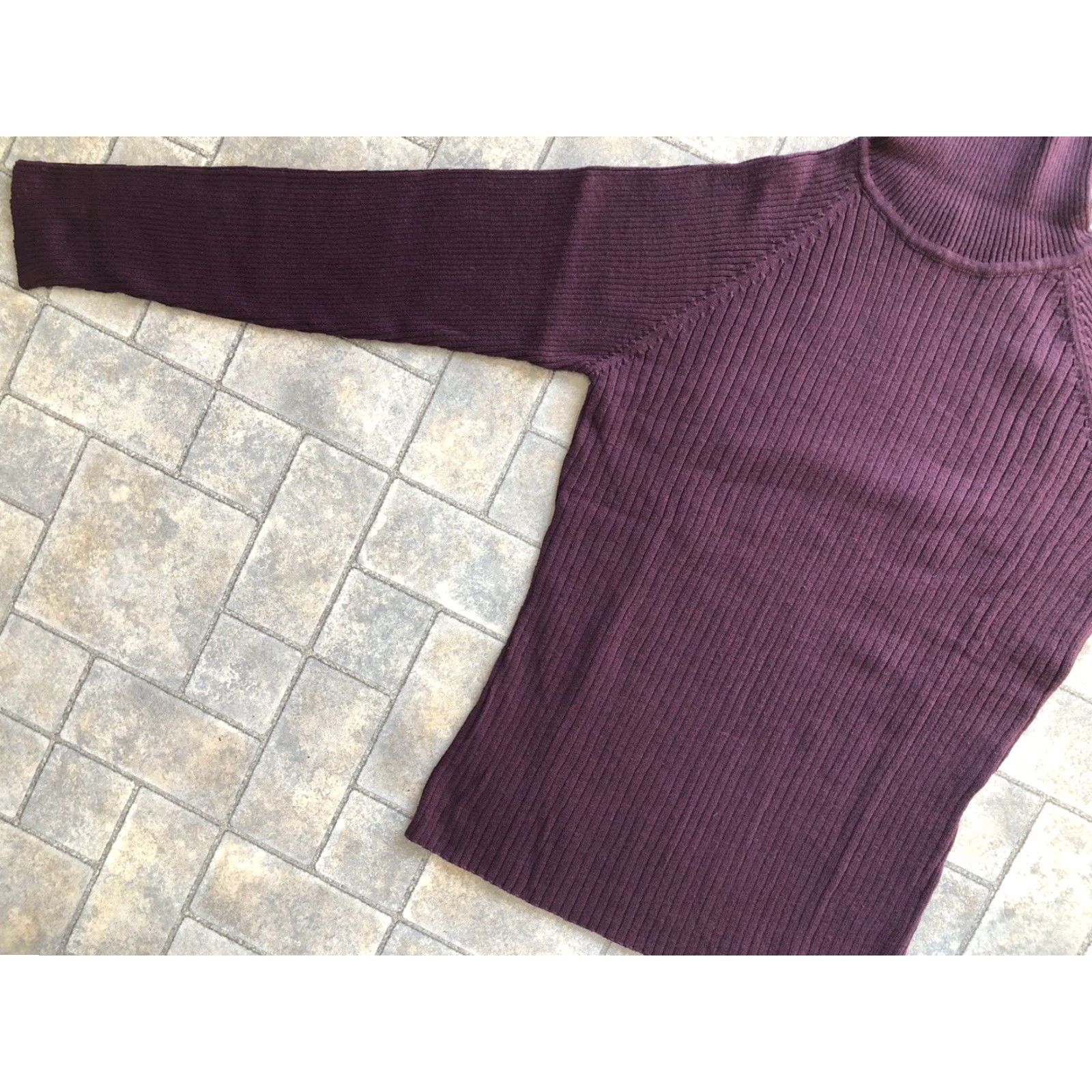 Vintage New Signature Expressions Sweater Womens Size S Turtleneck Acrylic Cotton Purple Size S / US 4 / IT 40 - 5 Thumbnail