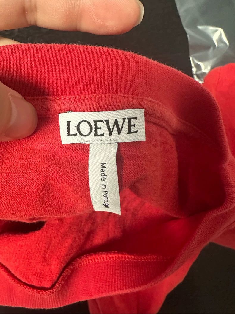 Loewe LOEWE Red T-shirt Size M / US 6-8 / IT 42-44 - 3 Thumbnail