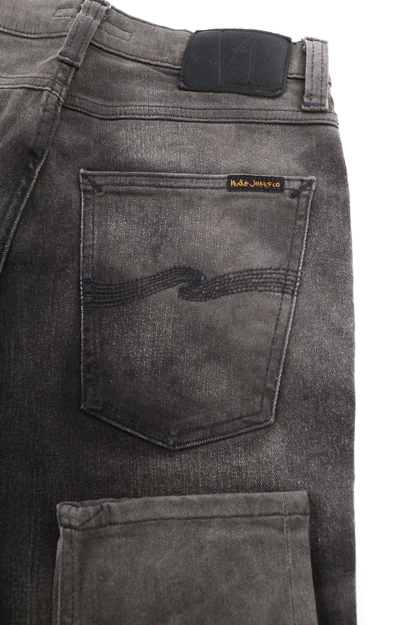 Nudie Jeans PIPE LED W29/L32 Grey Marble Organic Skinny Zip Fly 81915 Size US 29 - 5 Thumbnail