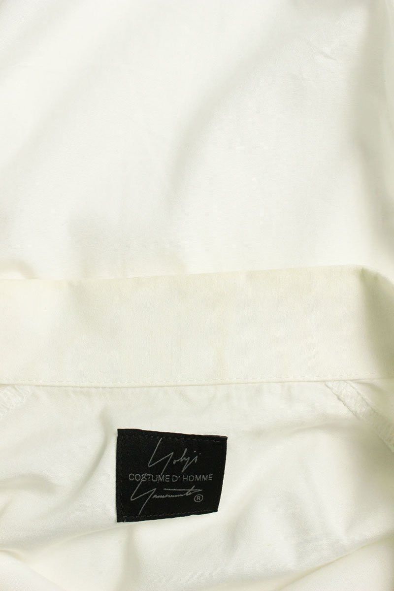 YOHJI YAMAMOTO COSTUME D'HOMME Cotton long sleeve shirt