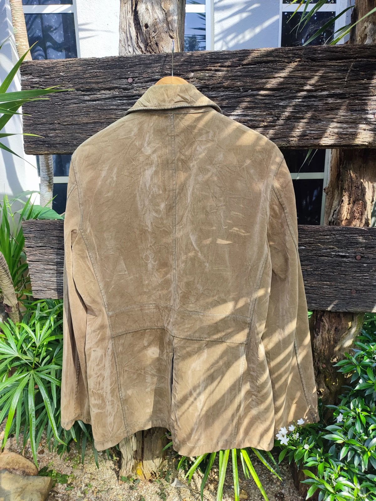 Tornado Mart Tornado Mart Brown Suede Double-Breasted Jacket – L Size US L / EU 52-54 / 3 - 8 Thumbnail