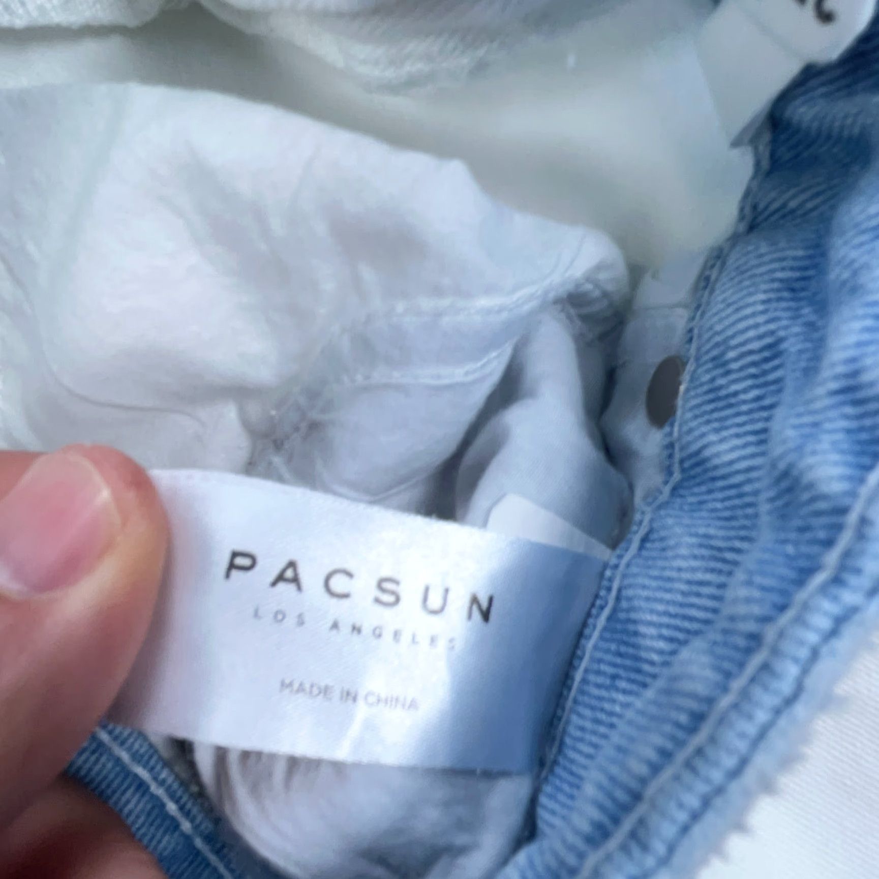 Pacsun PacSun Jeans Women 27 Mom Blue White Med Wash Ripped Holes Knee Ladies Pant Size 27" / US 4 / IT 40 - 5 Thumbnail