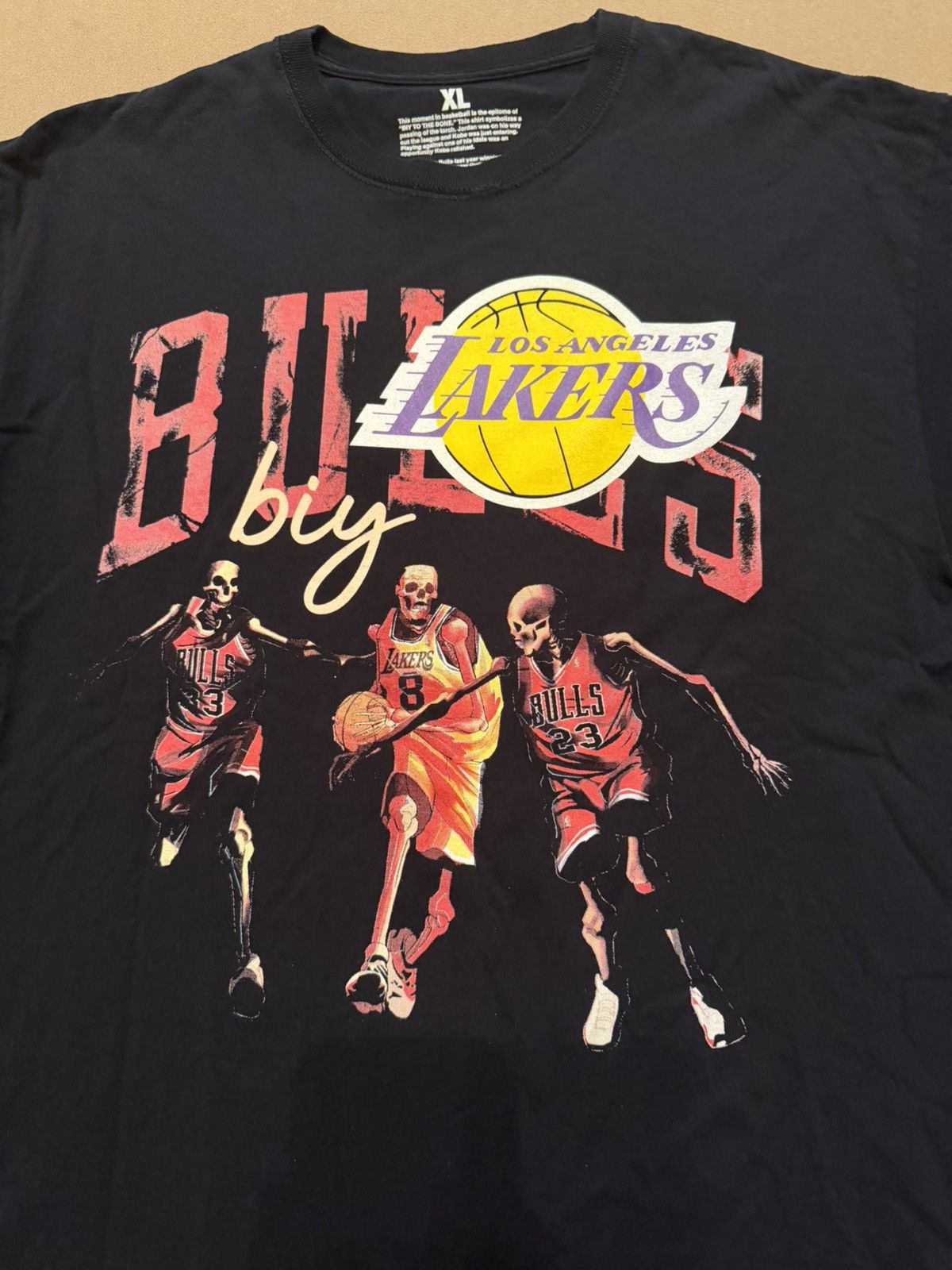 Vintage BIY ‘Michael Jordan and Kobe’ Tee Size US XL / EU 56 / 4 - 3 Thumbnail