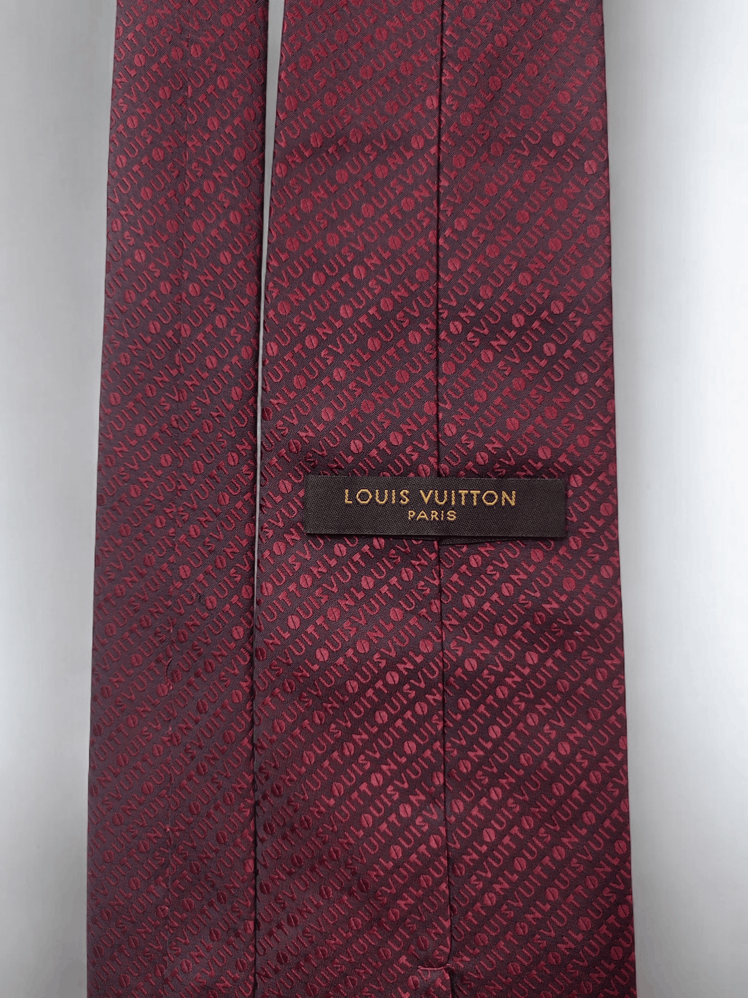 Louis Vuitton Louis Vuitton Silk Overflow Monogram Tie Cravatte Size ONE SIZE - 2 Thumbnail