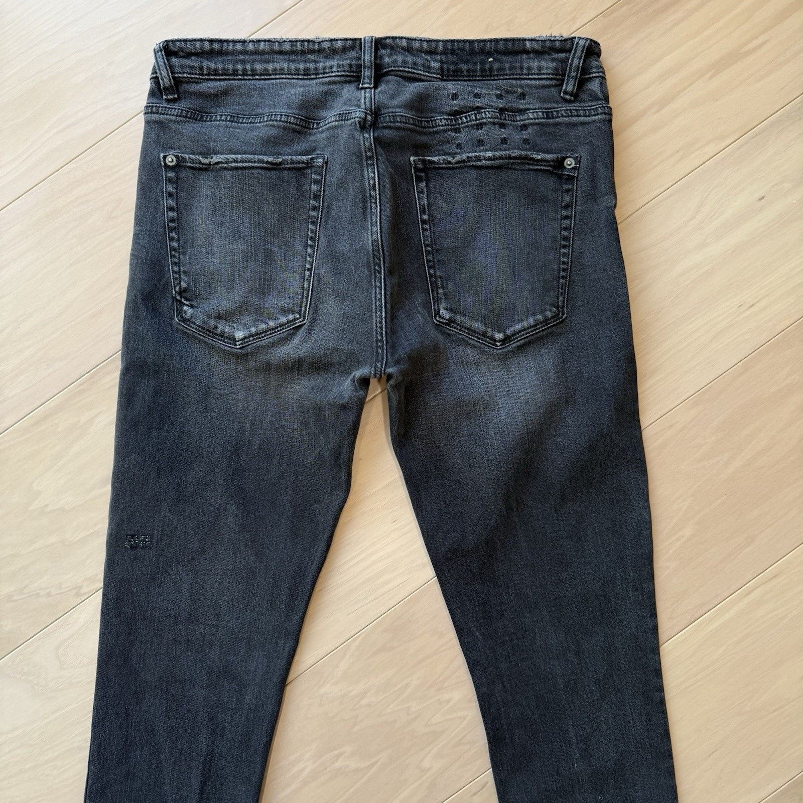 Ksubi Ksubi Jeans 34 Black Dark Wash Skinny Fit Japan Denim Size US 34 / EU 50 - 8 Thumbnail