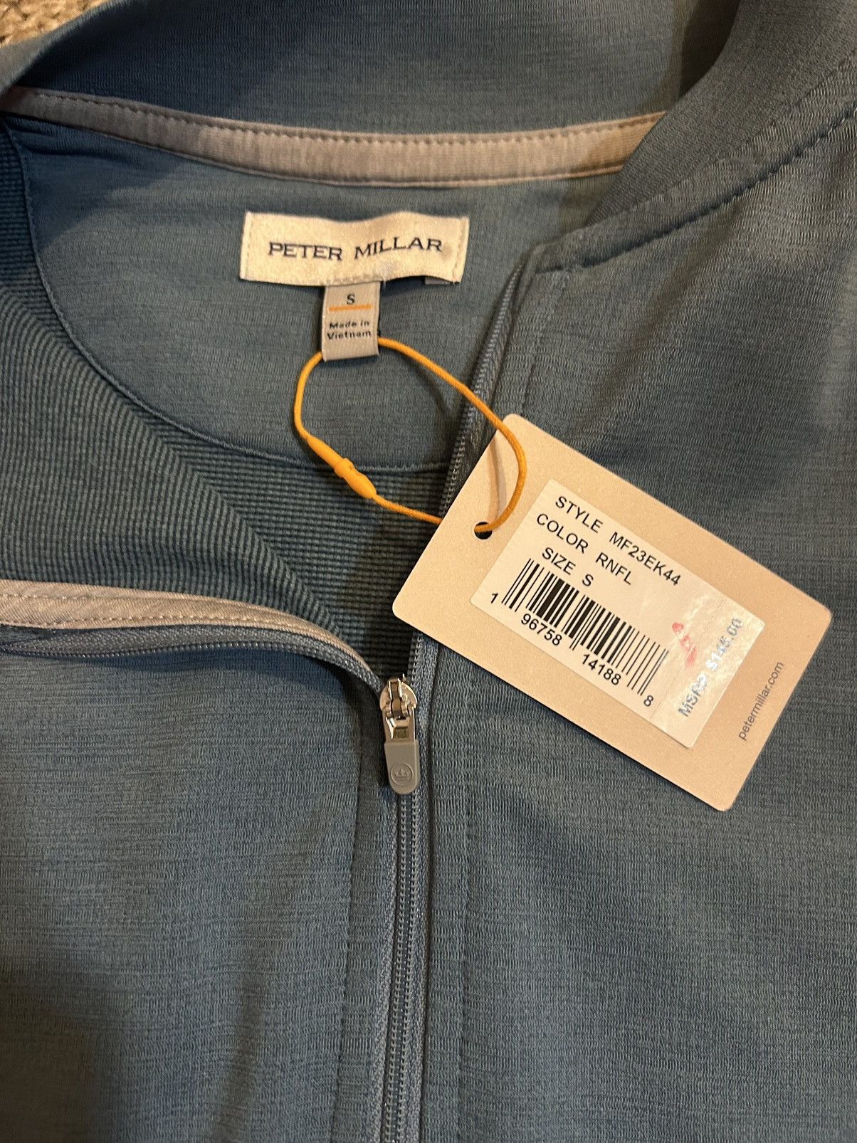 Peter Millar Peter Millar Ross Performance Baseball Collar Quarter Zip S Size US S / EU 44-46 / 1 - 2 Thumbnail