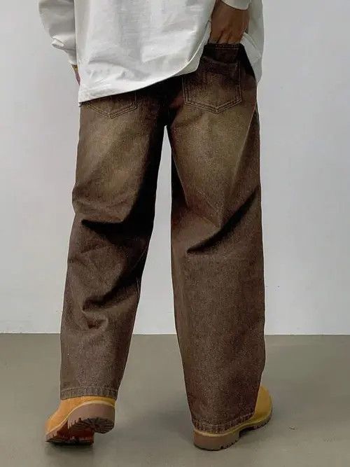 Jean Yukiko x Inoue Vintage Retro Y2k Casual Loose fit Size US 32 / EU 48 - 3 Thumbnail