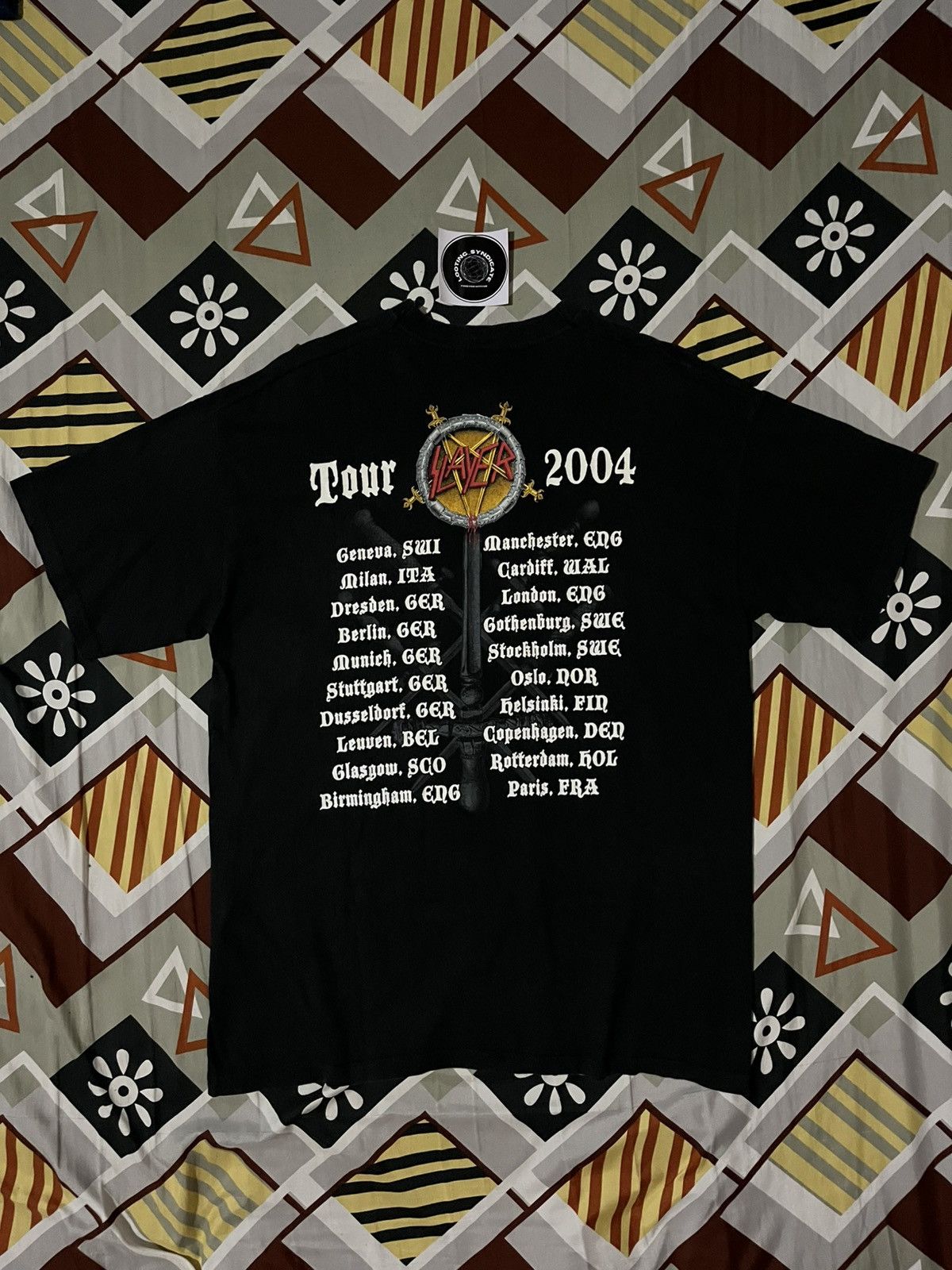 Slayer × Vintage Vintage Slayer Tour 2004 Tee Size US M / EU 48-50 / 2 - 4 Thumbnail