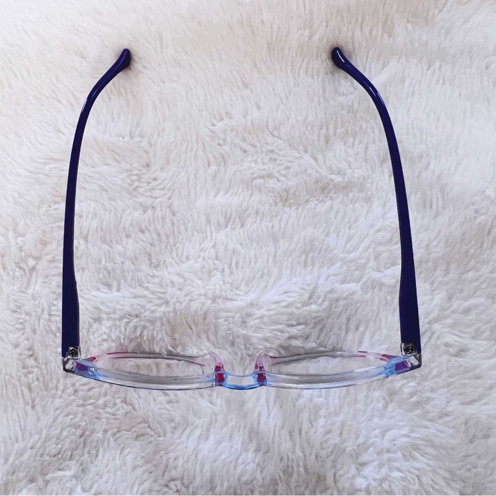 Other Zoe Blue Multi-Color Round Reader Glasses Size ONE SIZE - 7 Thumbnail