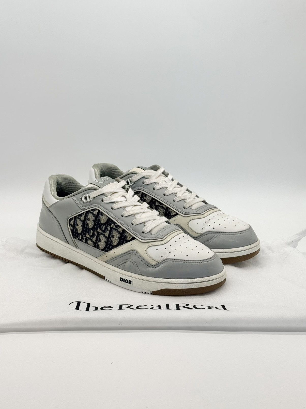 Dior Size 12 - Dior B27 Low Dior Oblique Galaxy - Grey Gum Size US 12 / EU 45 - 1 Thumbnail